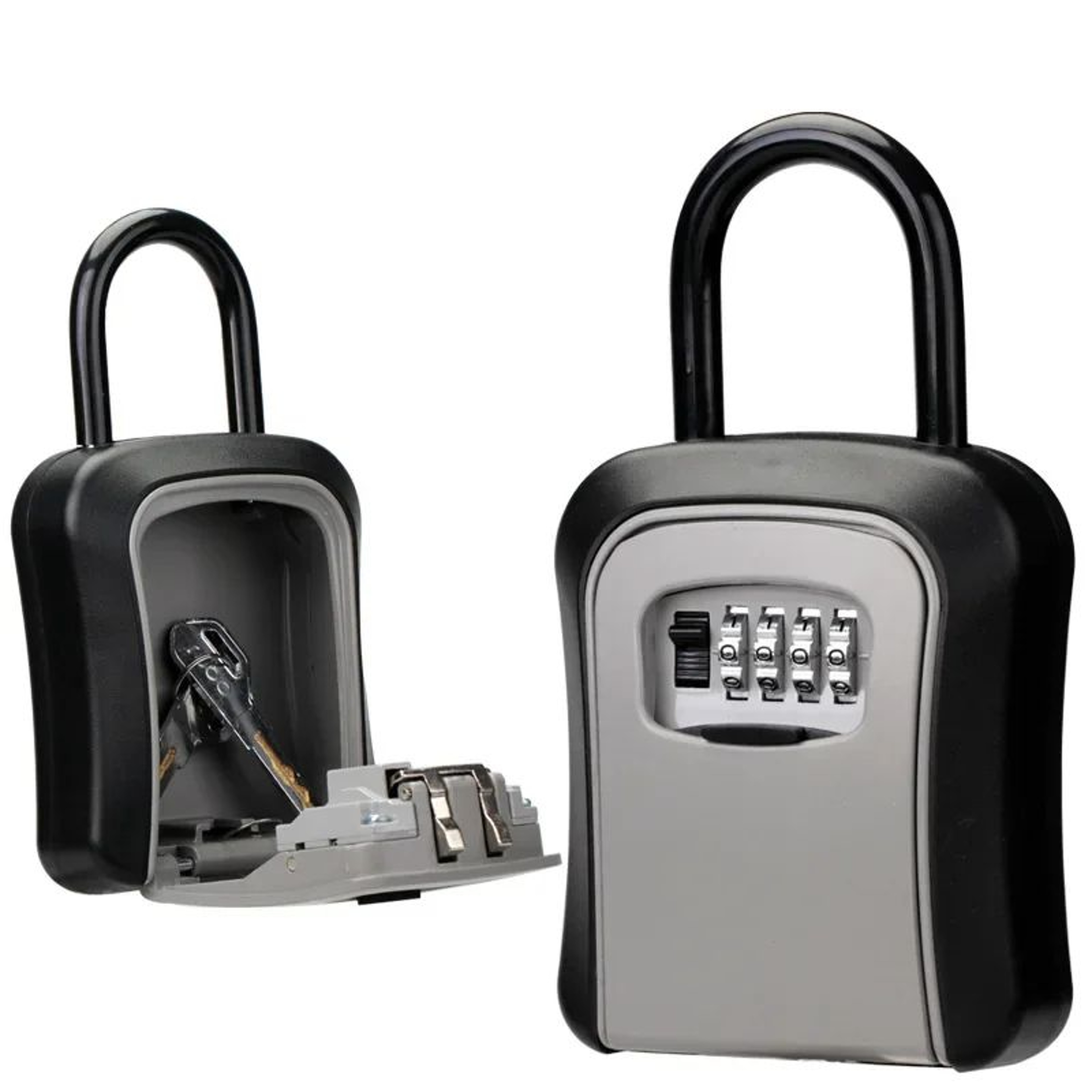 4 Digit Key Lock Box Waterproof Outdoor Key Storage 5