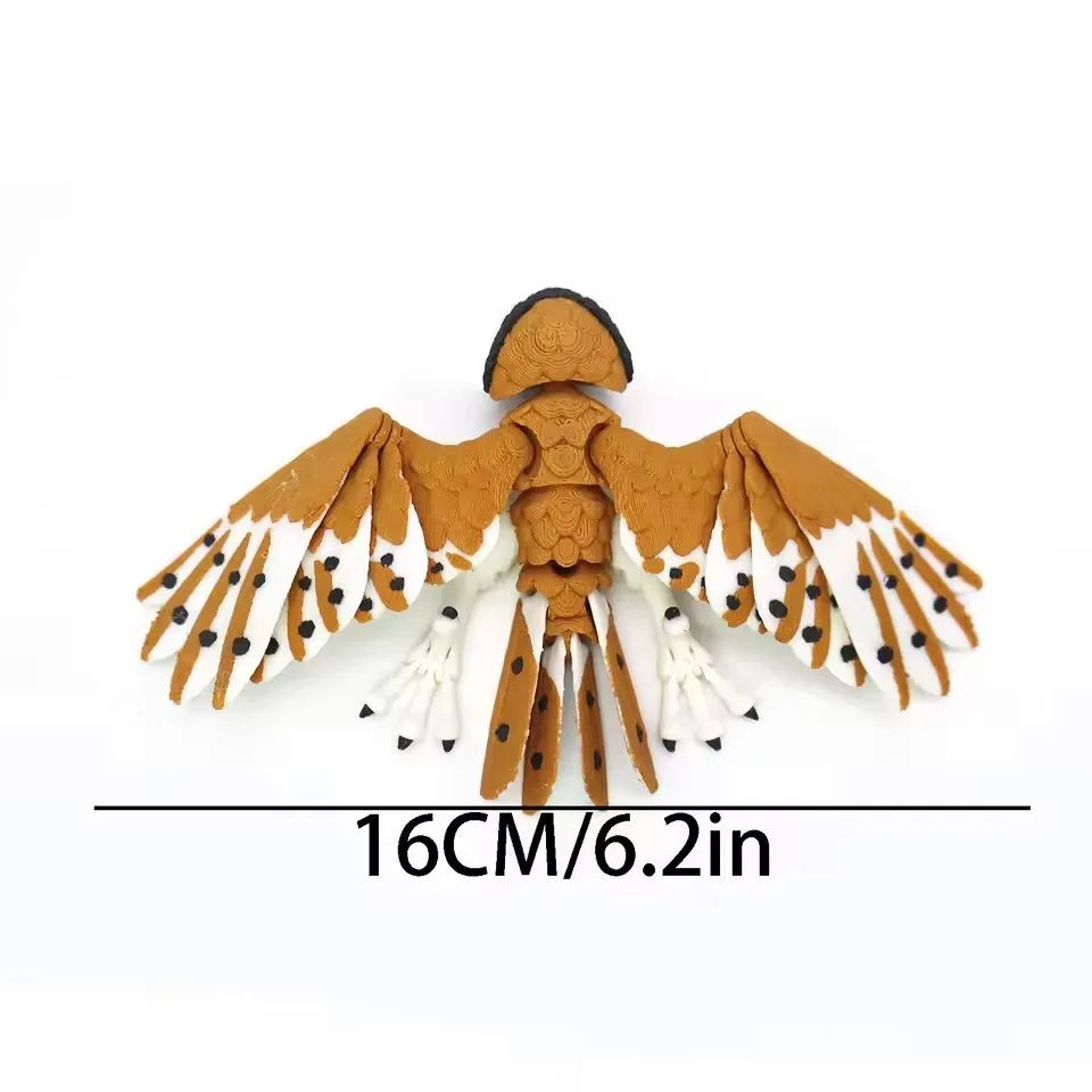 3D Printed Eagle Figurine Movable Bird Decor 2
