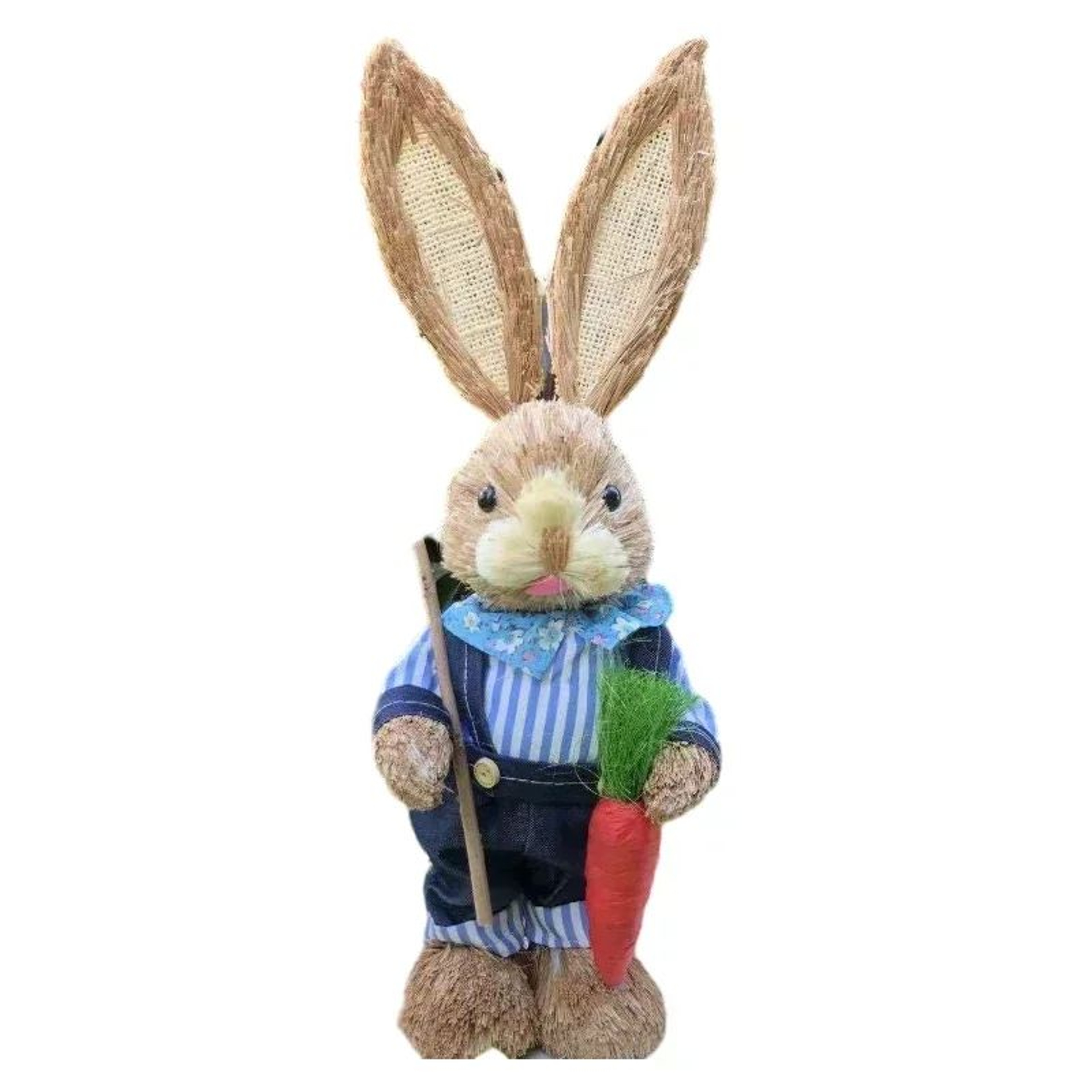 Easter Bunny Cattail Ornament Rustic Home Decor 6