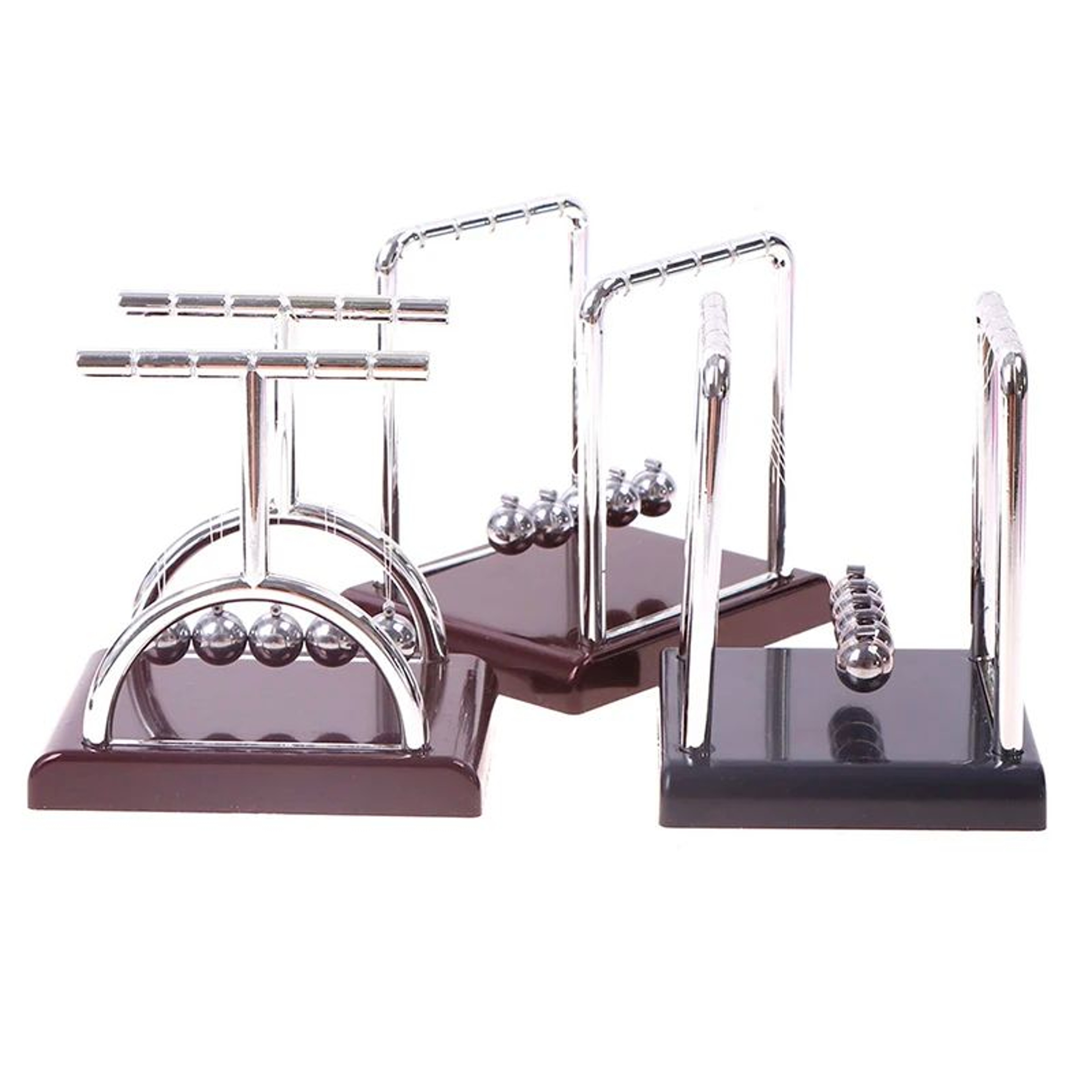 Newton Cradle Metal Pendulum Desk Decor 0