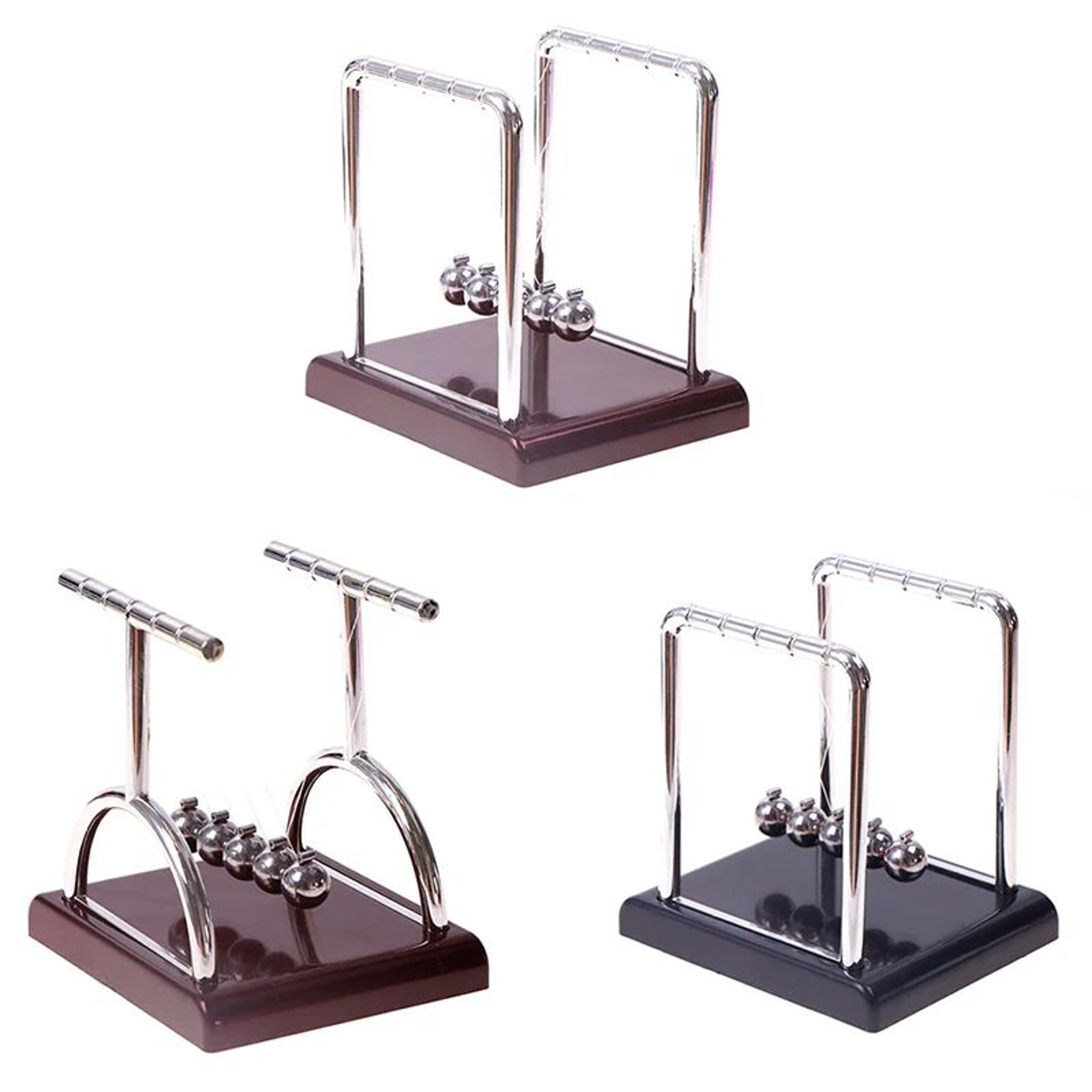 Newton Cradle Metal Pendulum Desk Decor 1