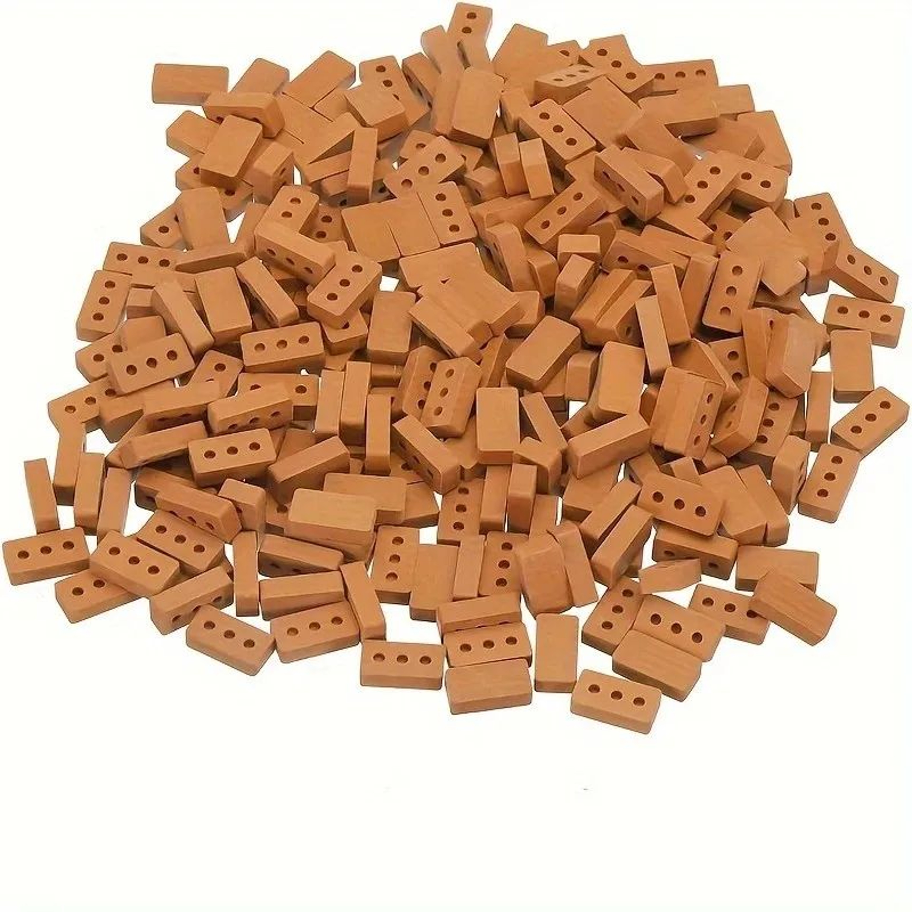 Mini Clay Brick Set DIY Architecture Model Decor 0