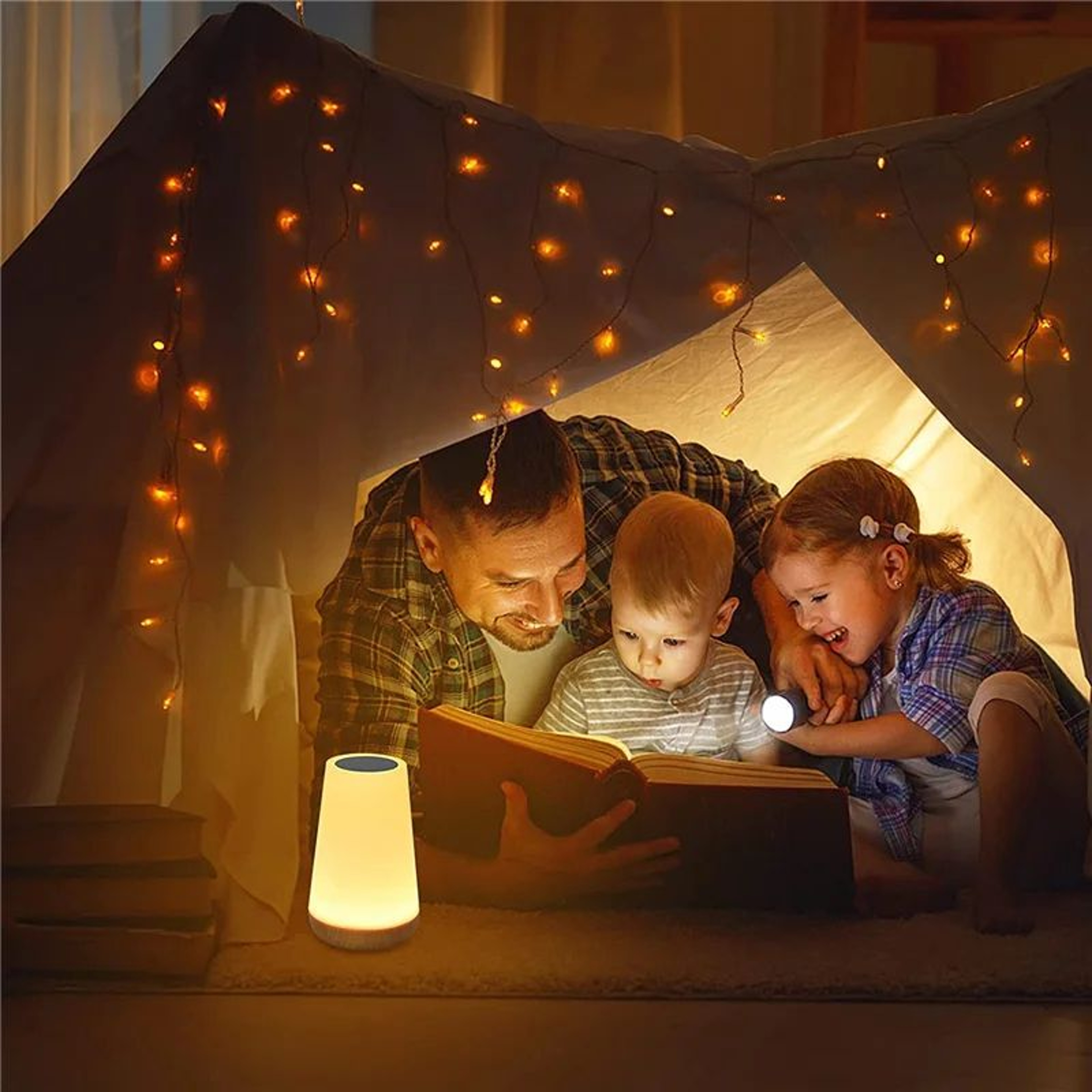 RGB Color Changing Night Light Touch Lamp Rechargeable 11