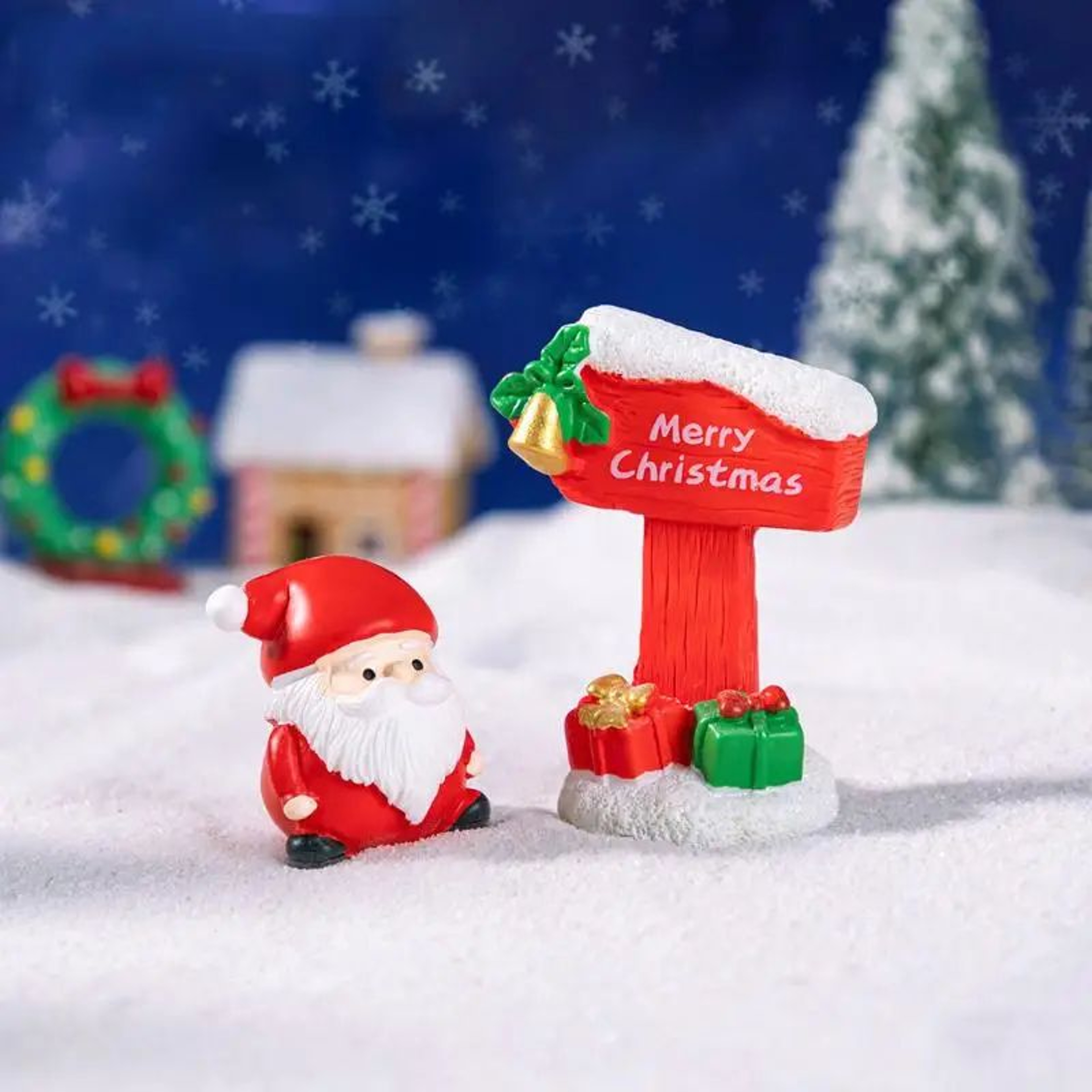 Mini Resin Road Sign Fairy Garden Decor 0