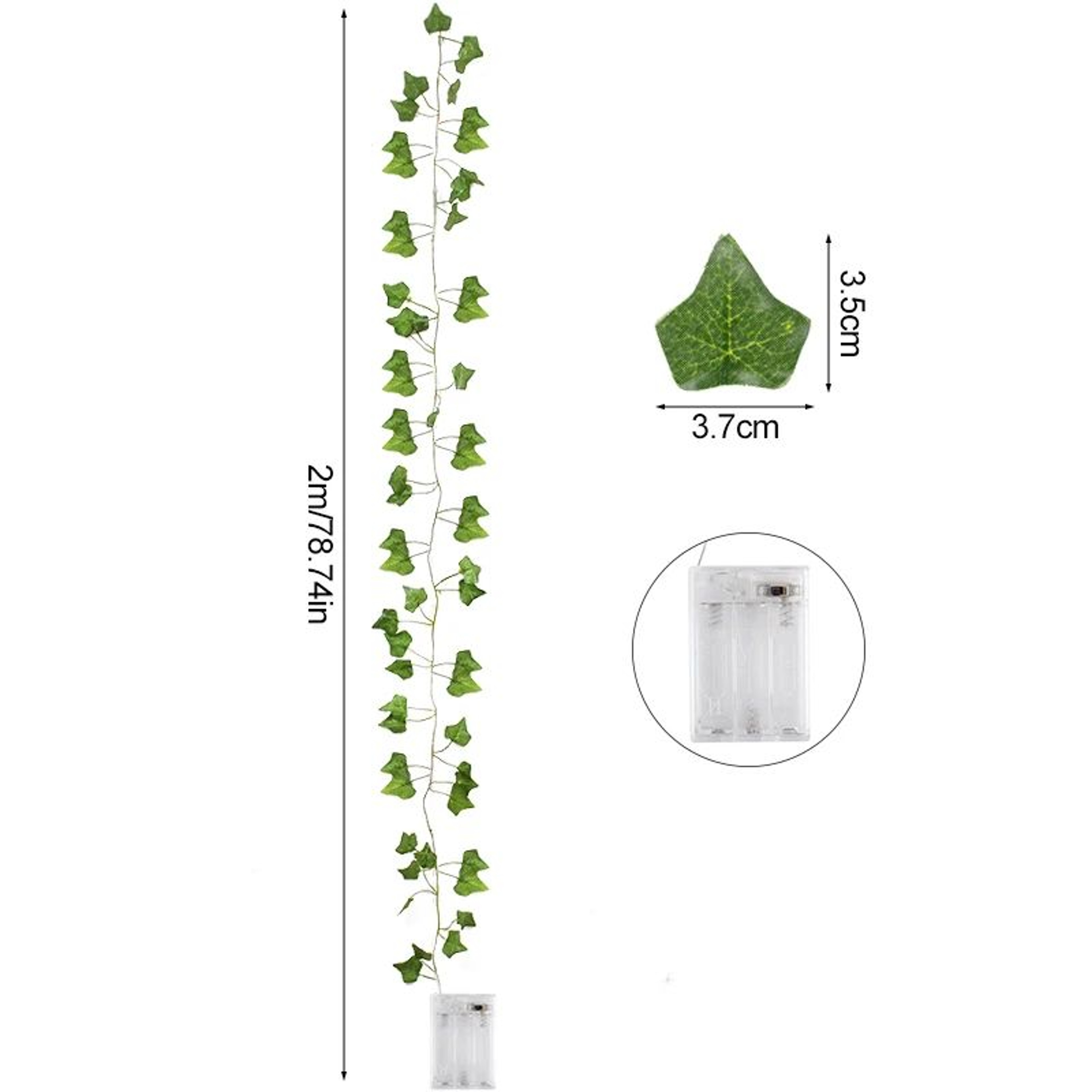 LED Ivy Vine Garland String Lights 5