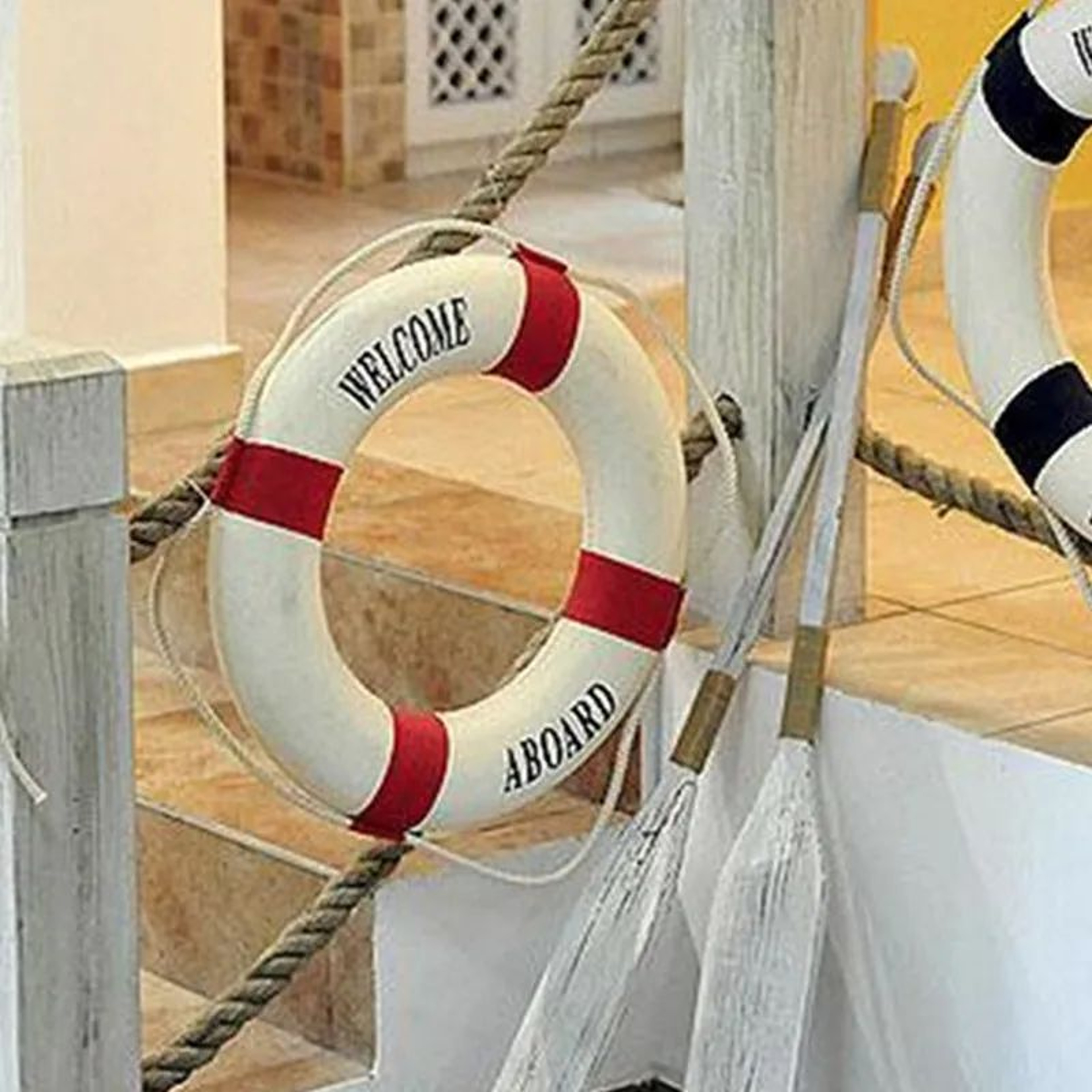 Nautical Life Buoy Wall Decor 3
