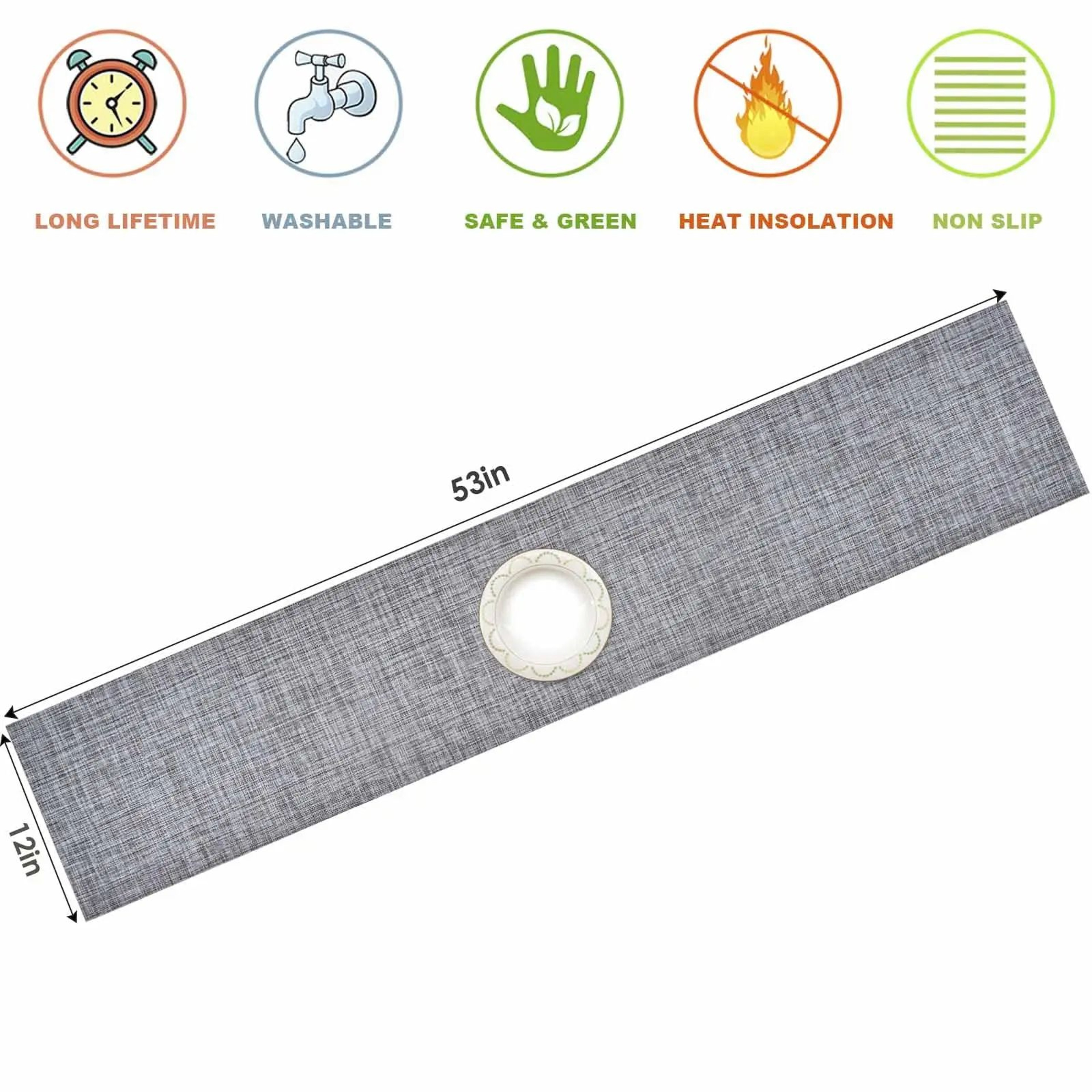 Heat Resistant PVC Table Runner Decor 1
