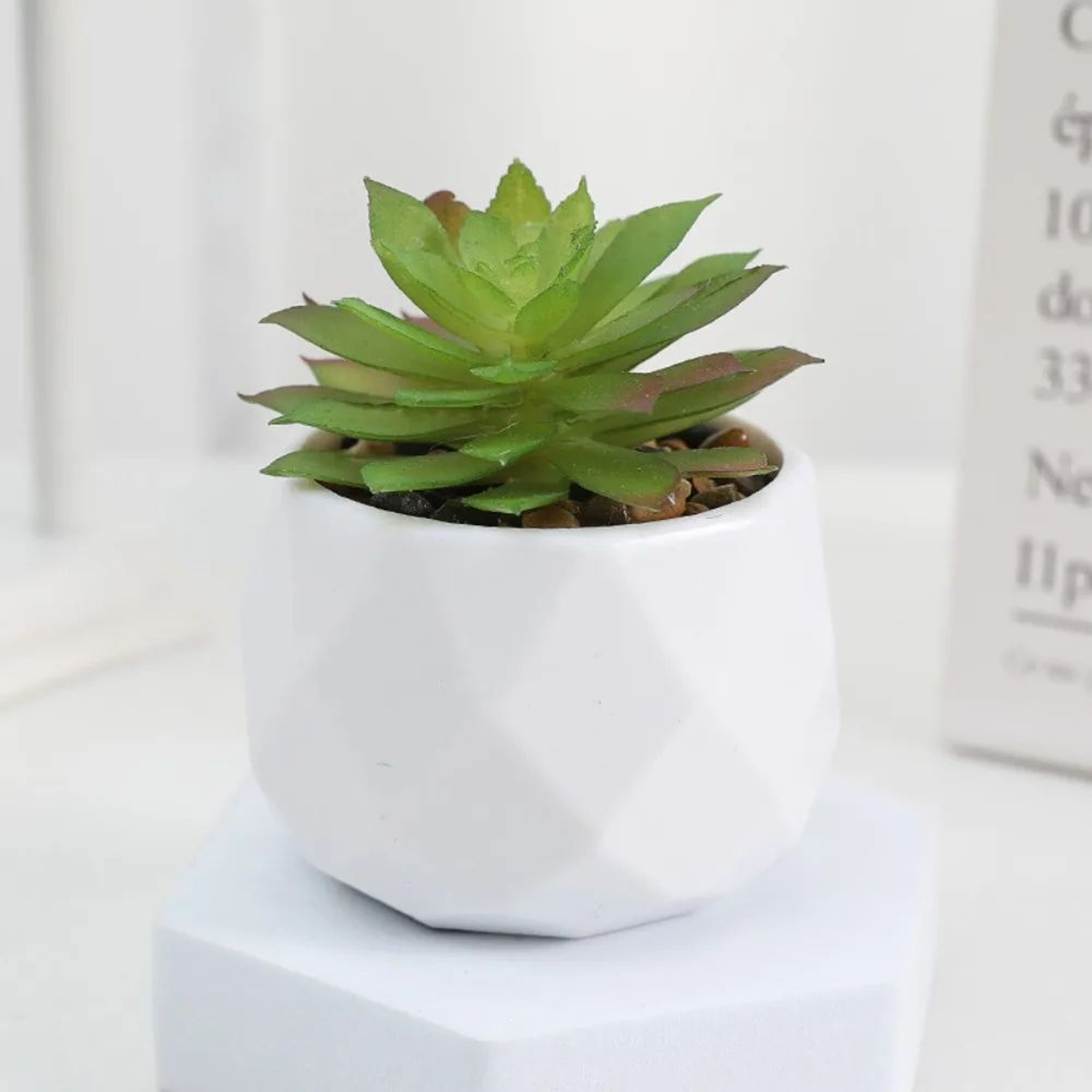 Mini Artificial Succulent Bonsai Plant Decor 7