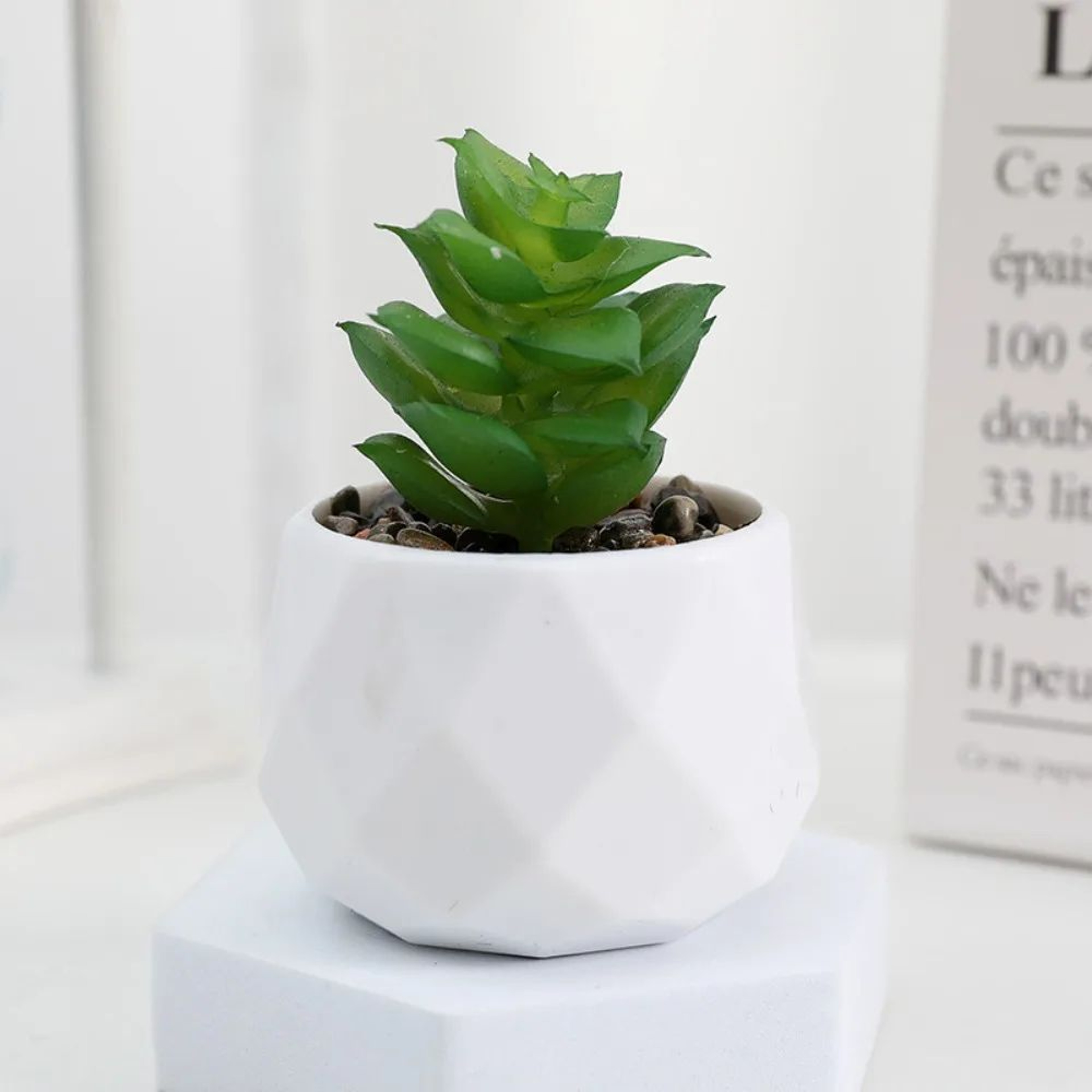 Mini Artificial Succulent Bonsai Plant Decor 8
