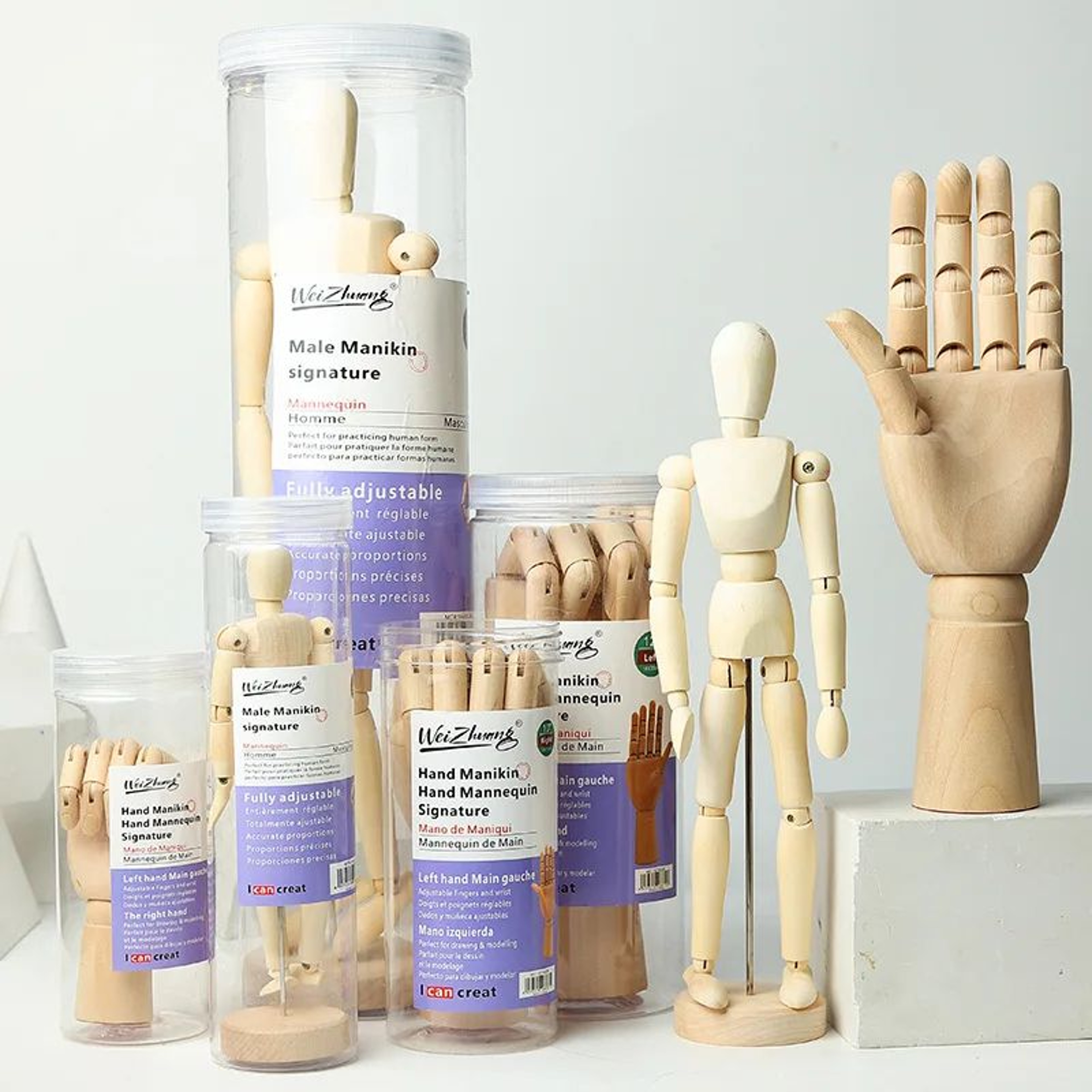 Wooden Drawing Mannequin Movable Artist Figure Model 0