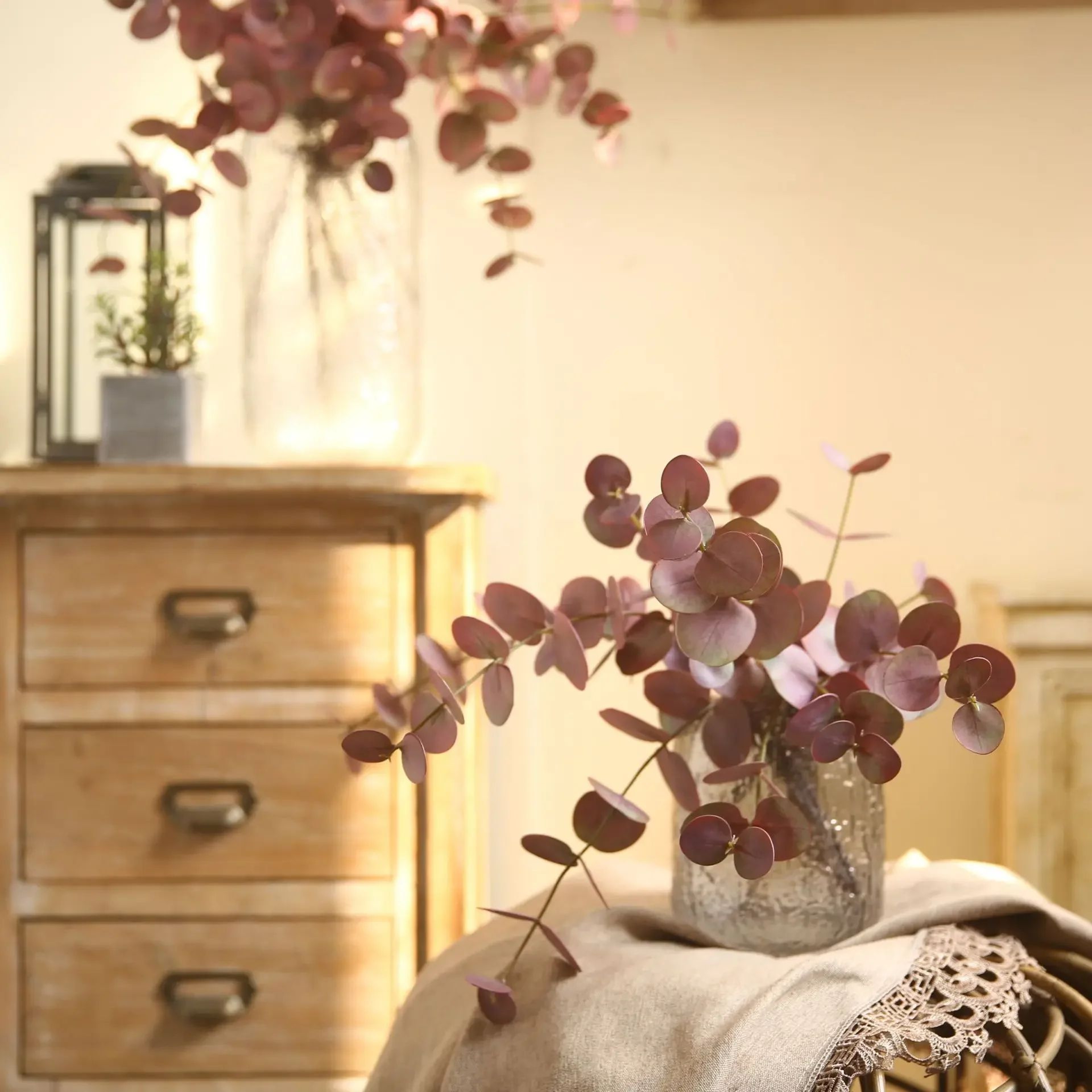 Artificial Eucalyptus Leaves Real Touch For Wedding Decor 3