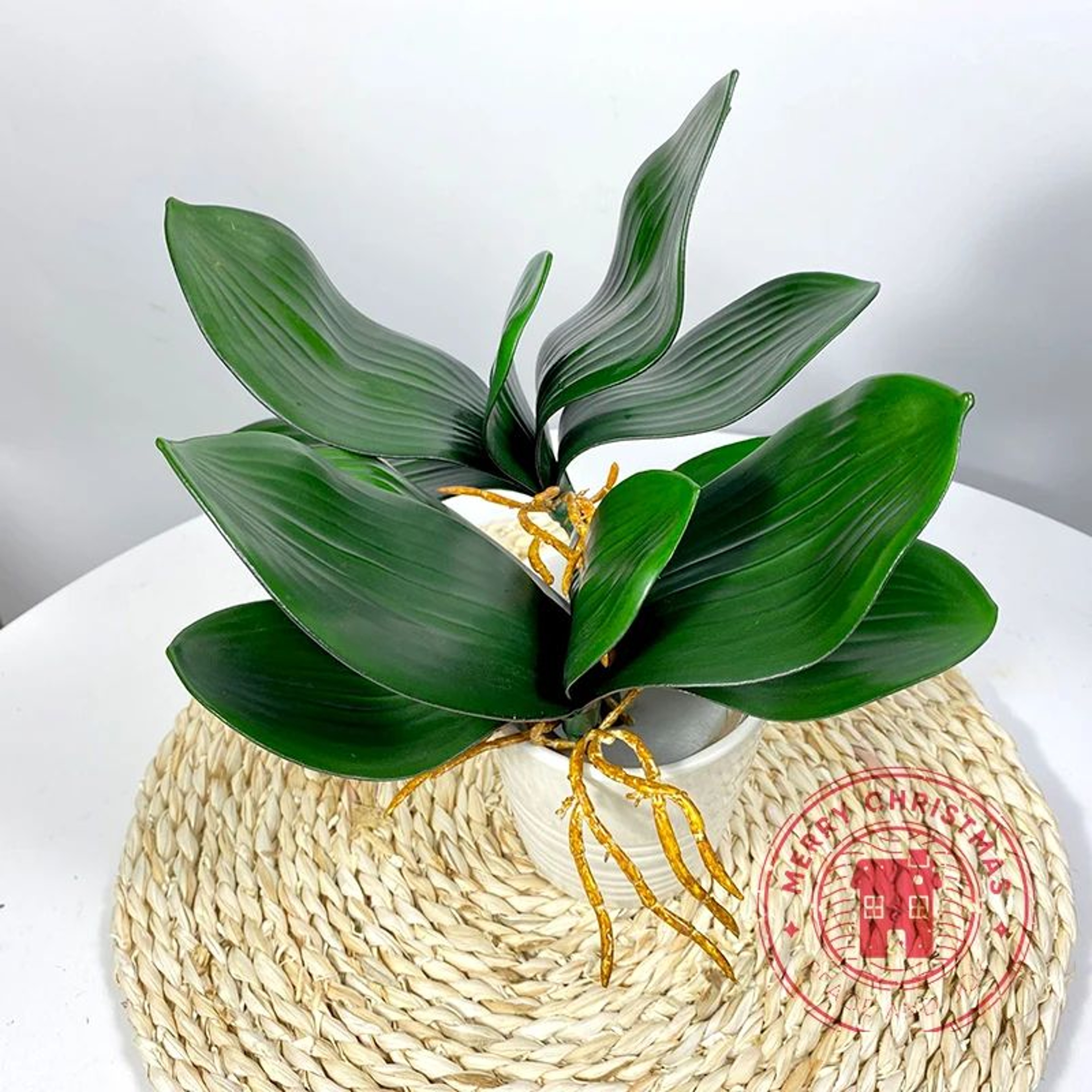 Artificial Orchid Leaves For Elegant Home Decor 0