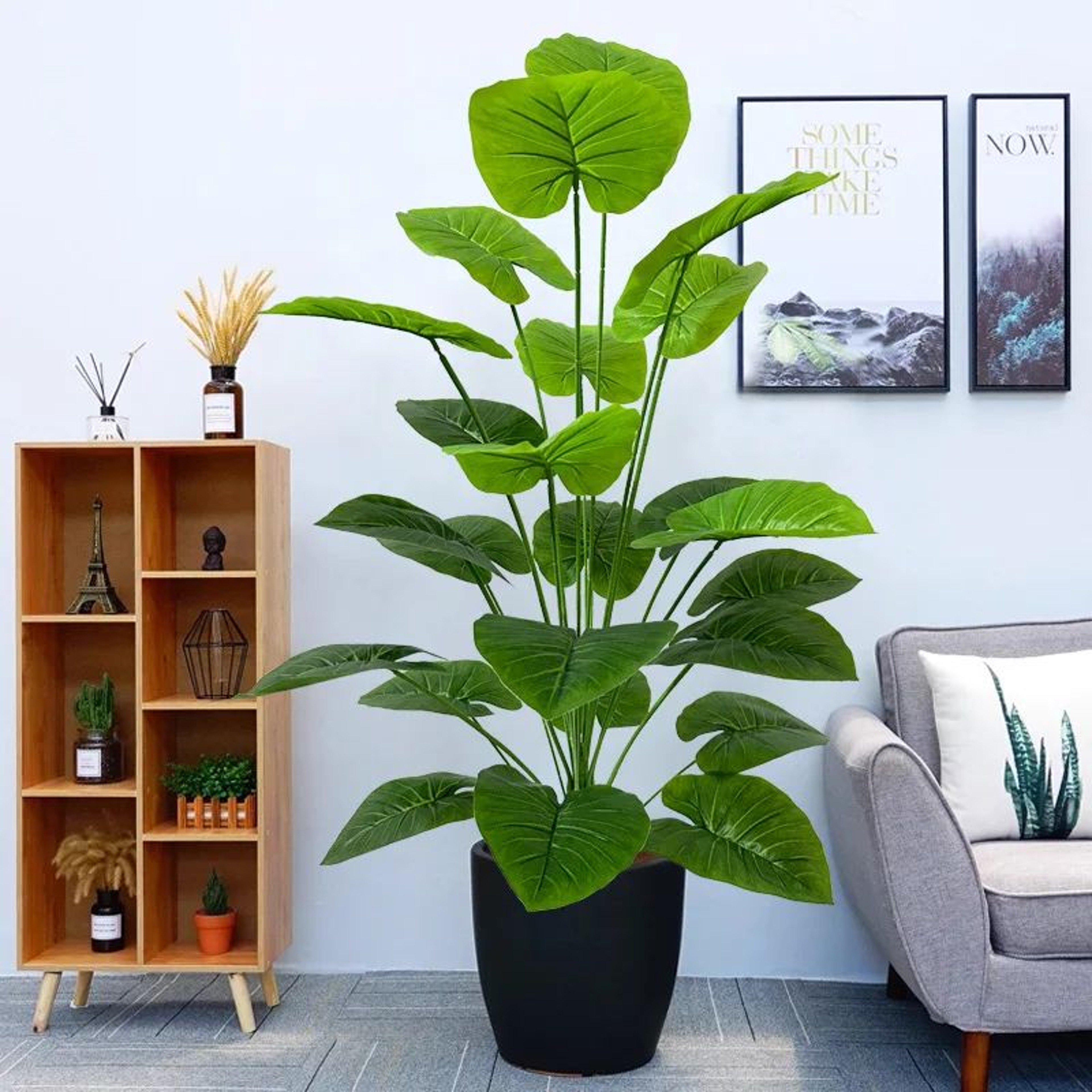 Large Artificial Green Tree For Indoor Outdoor Decor 0