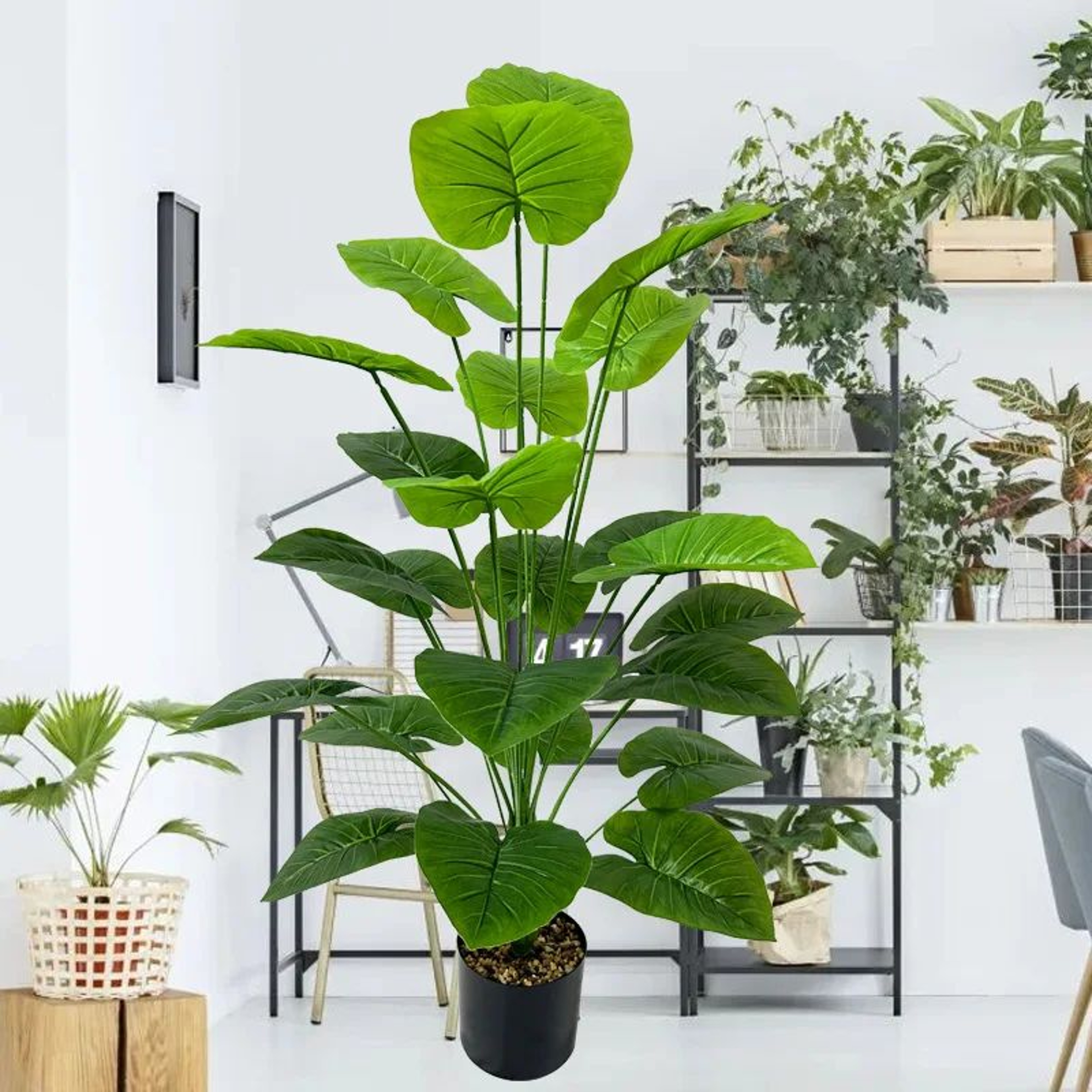 Large Artificial Green Tree For Indoor Outdoor Decor 4