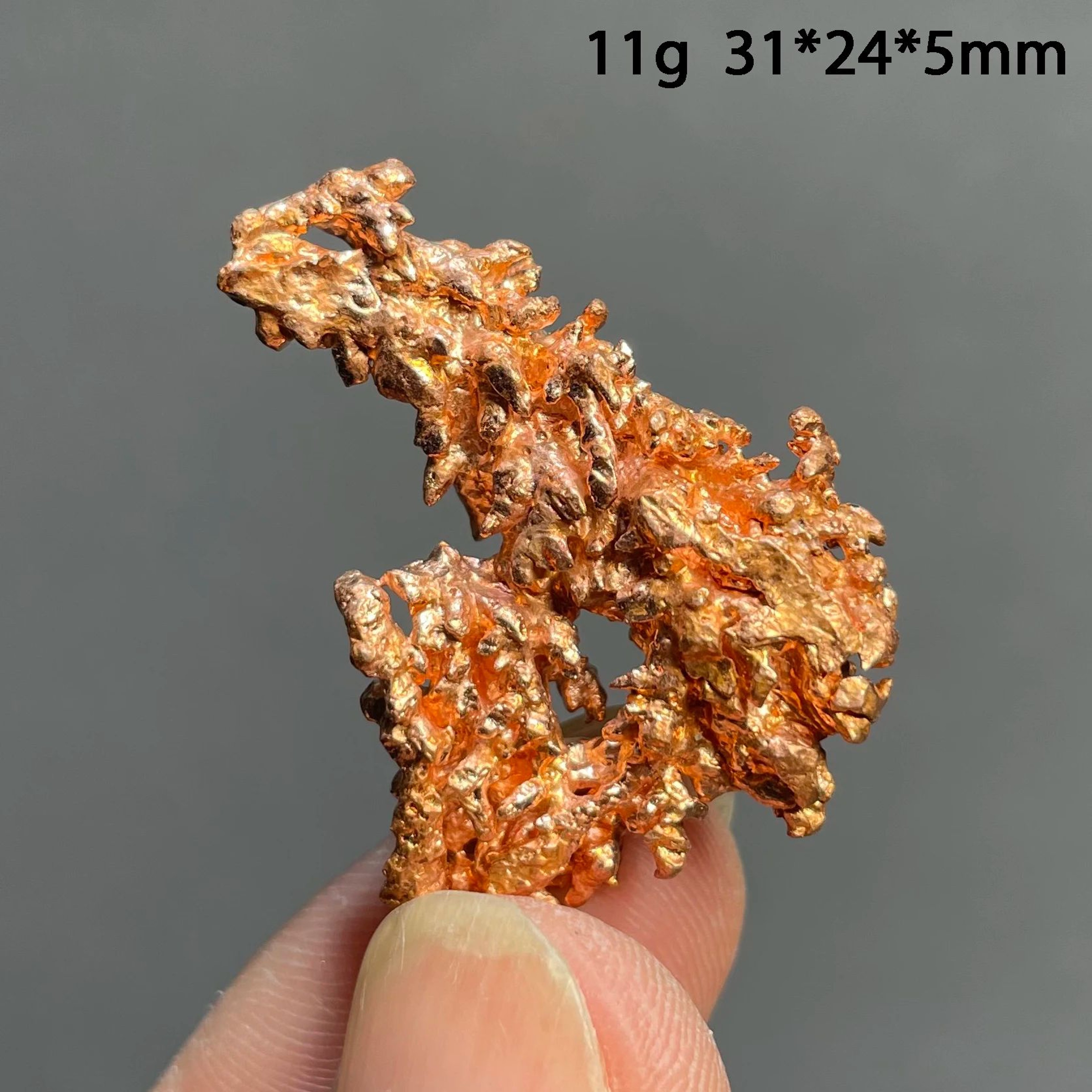 Natural Native Copper Mineral Cluster Quartz Rock Decor 0