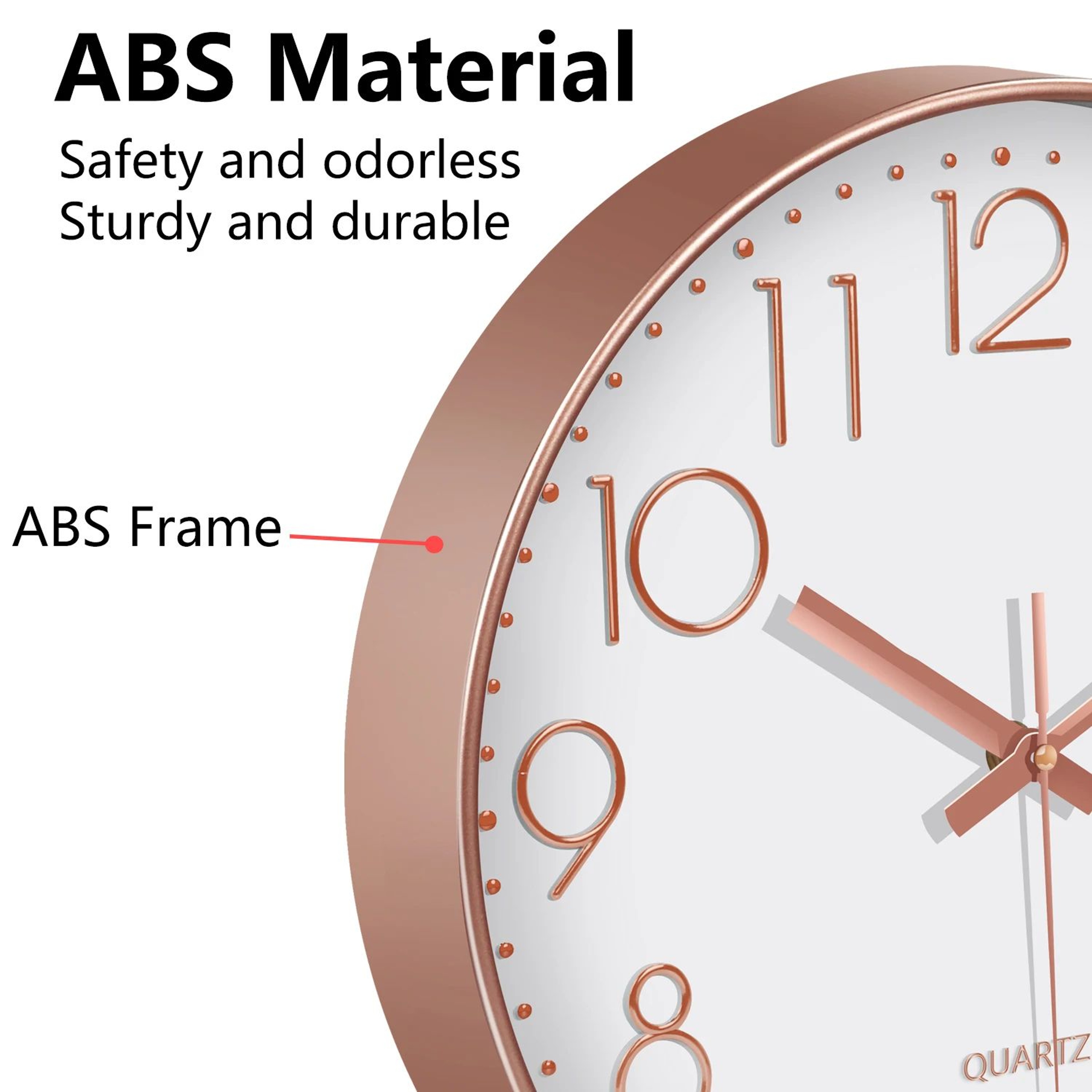 Minimalist 3D Silent Quartz Wall Clock 2
