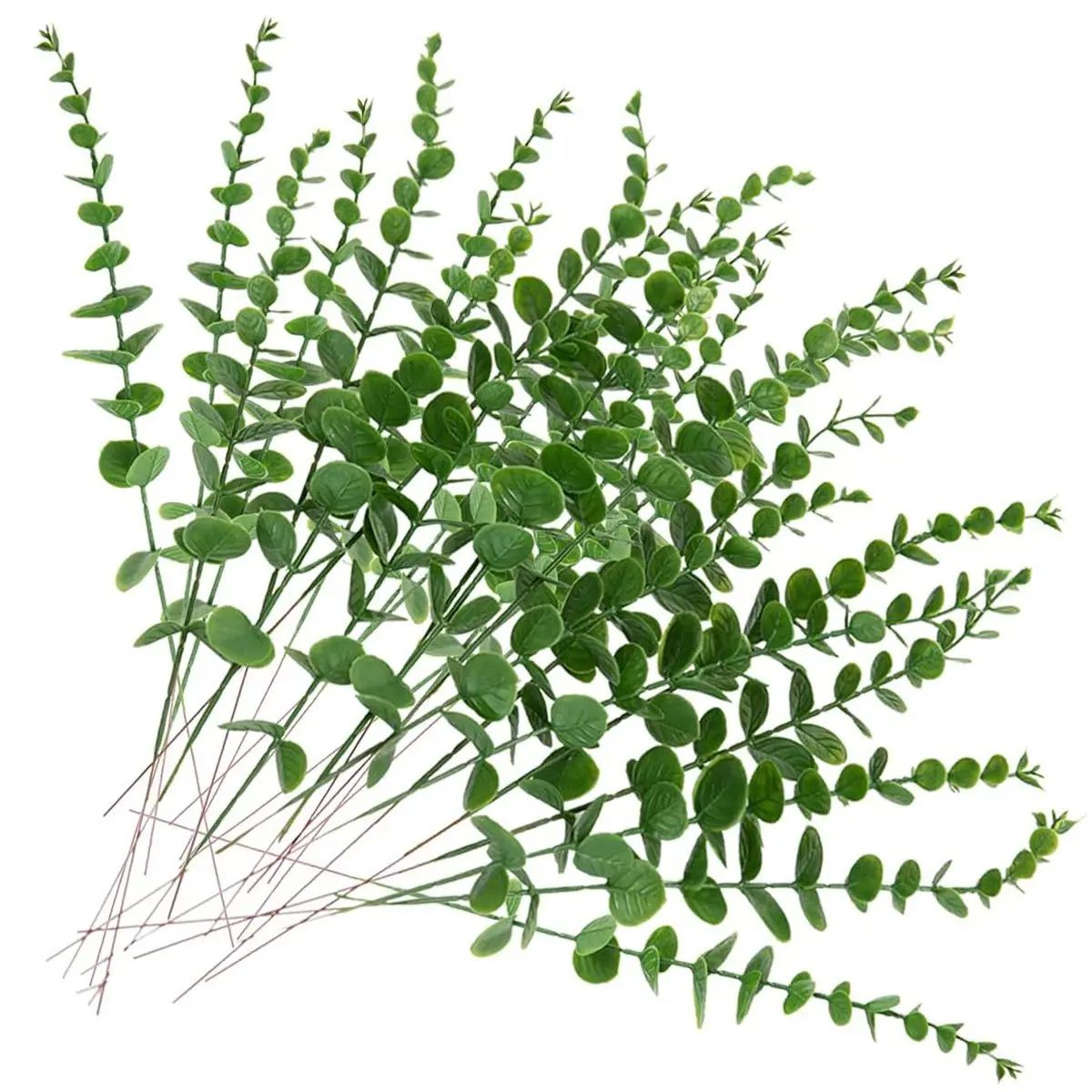 Artificial Eucalyptus Leaves Bulk Decor Set 8