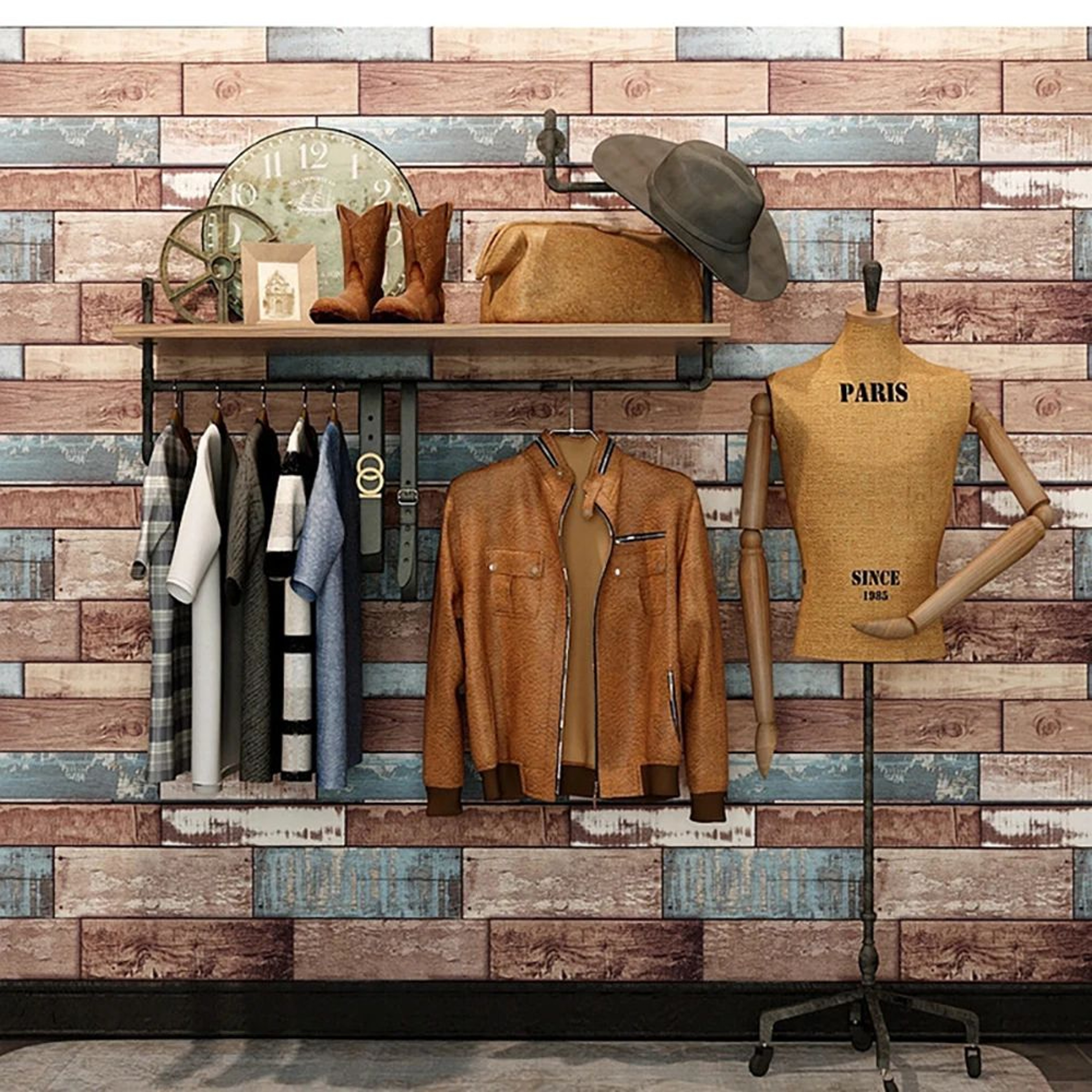 3D Brick Wall Sticker DIY Wallpaper 4