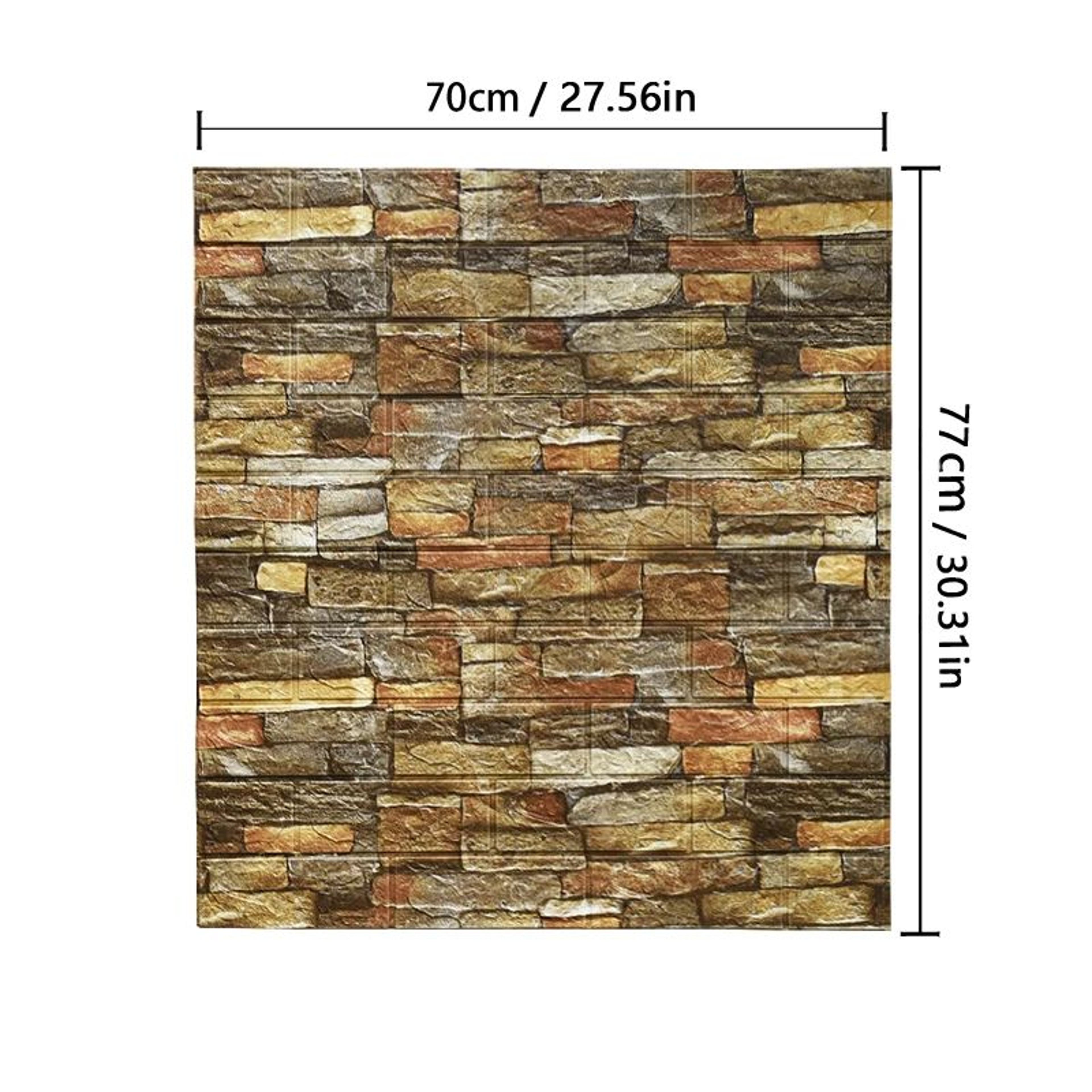 3D Brick Wall Sticker DIY Wallpaper 7