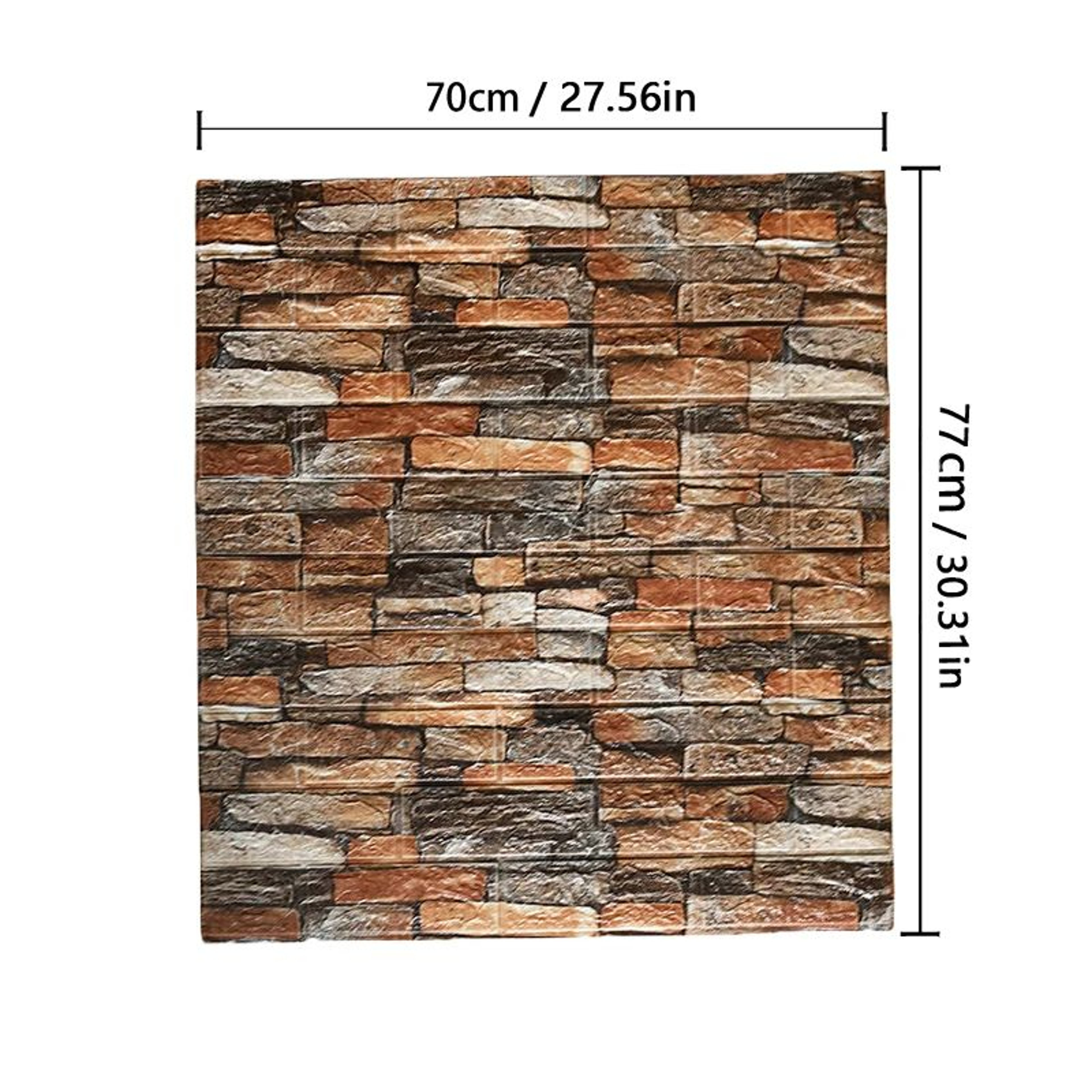 3D Brick Wall Sticker DIY Wallpaper 8