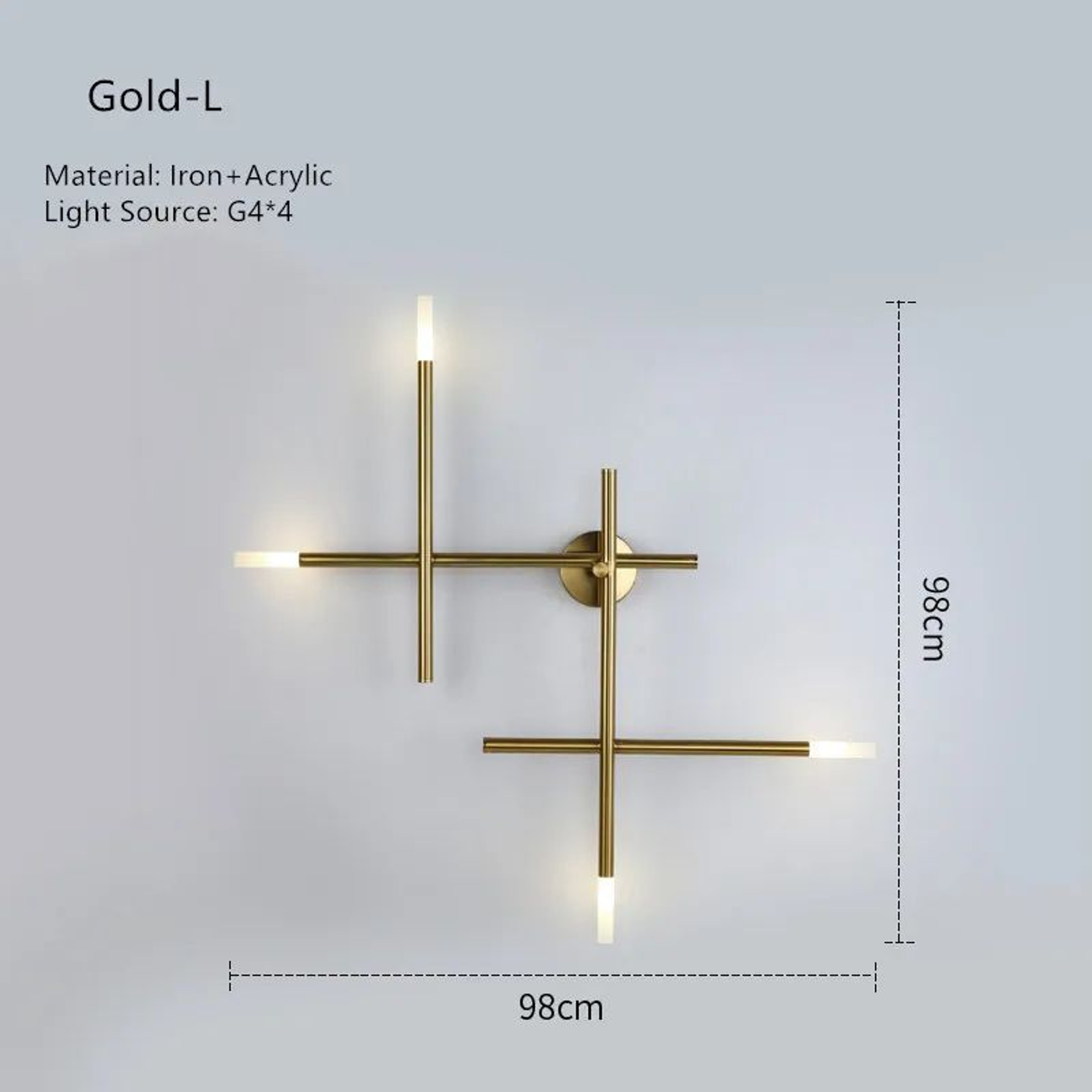 Nordic Cross LED Wall Sconce Lamp 10