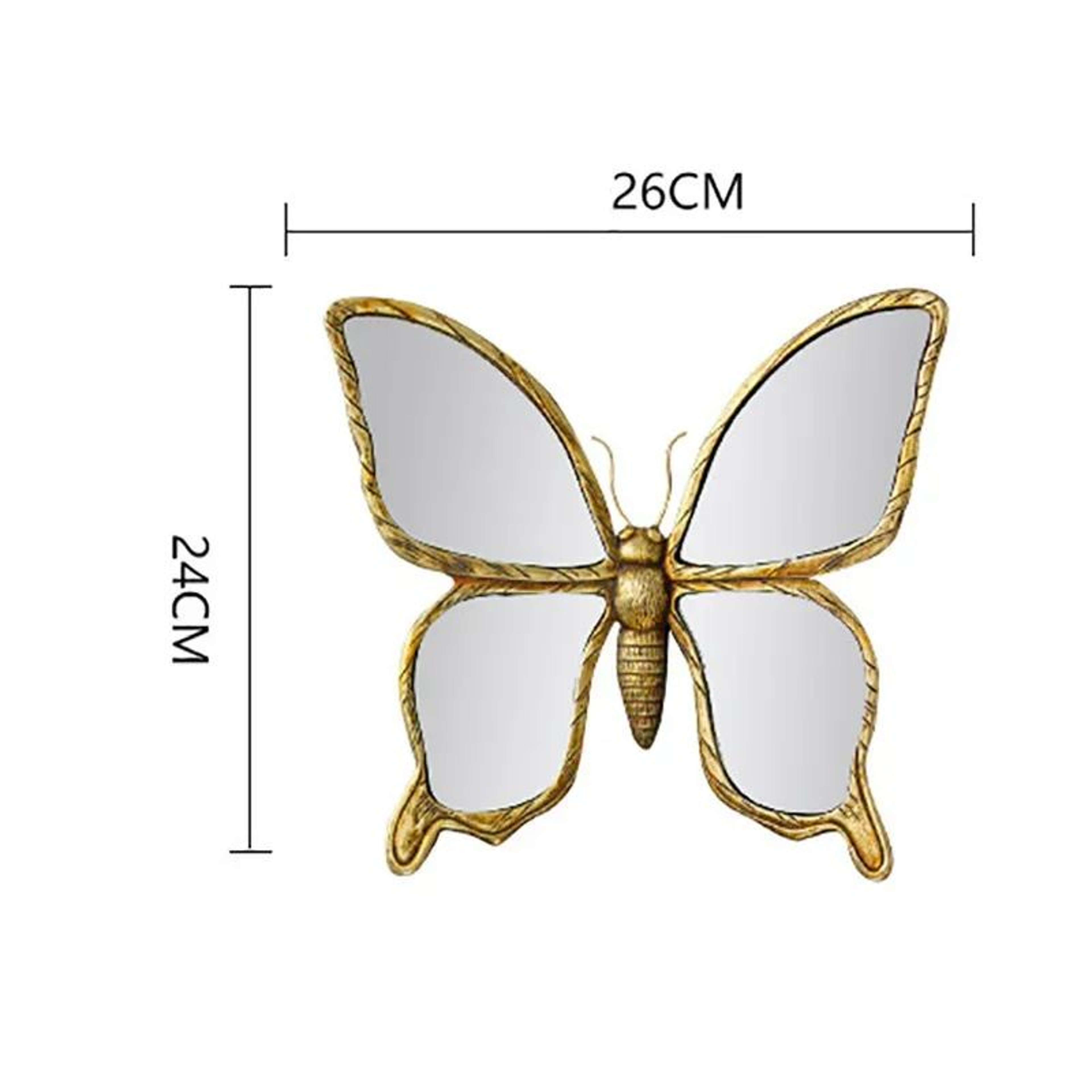 Vintage Dragonfly Resin Mirror Wall Art 8