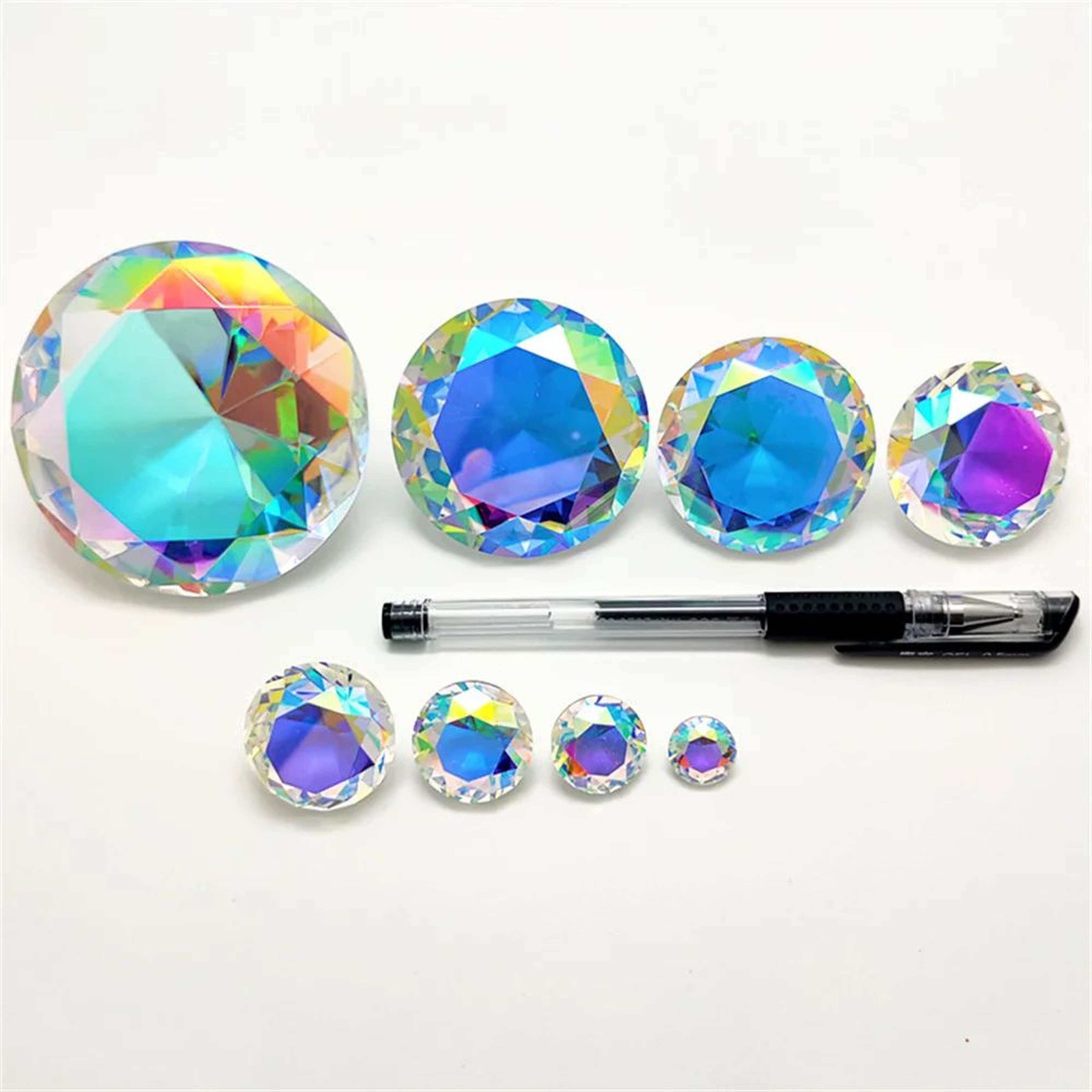 AB Color K9 Crystal Prism Diamond Tabletop Decor 3