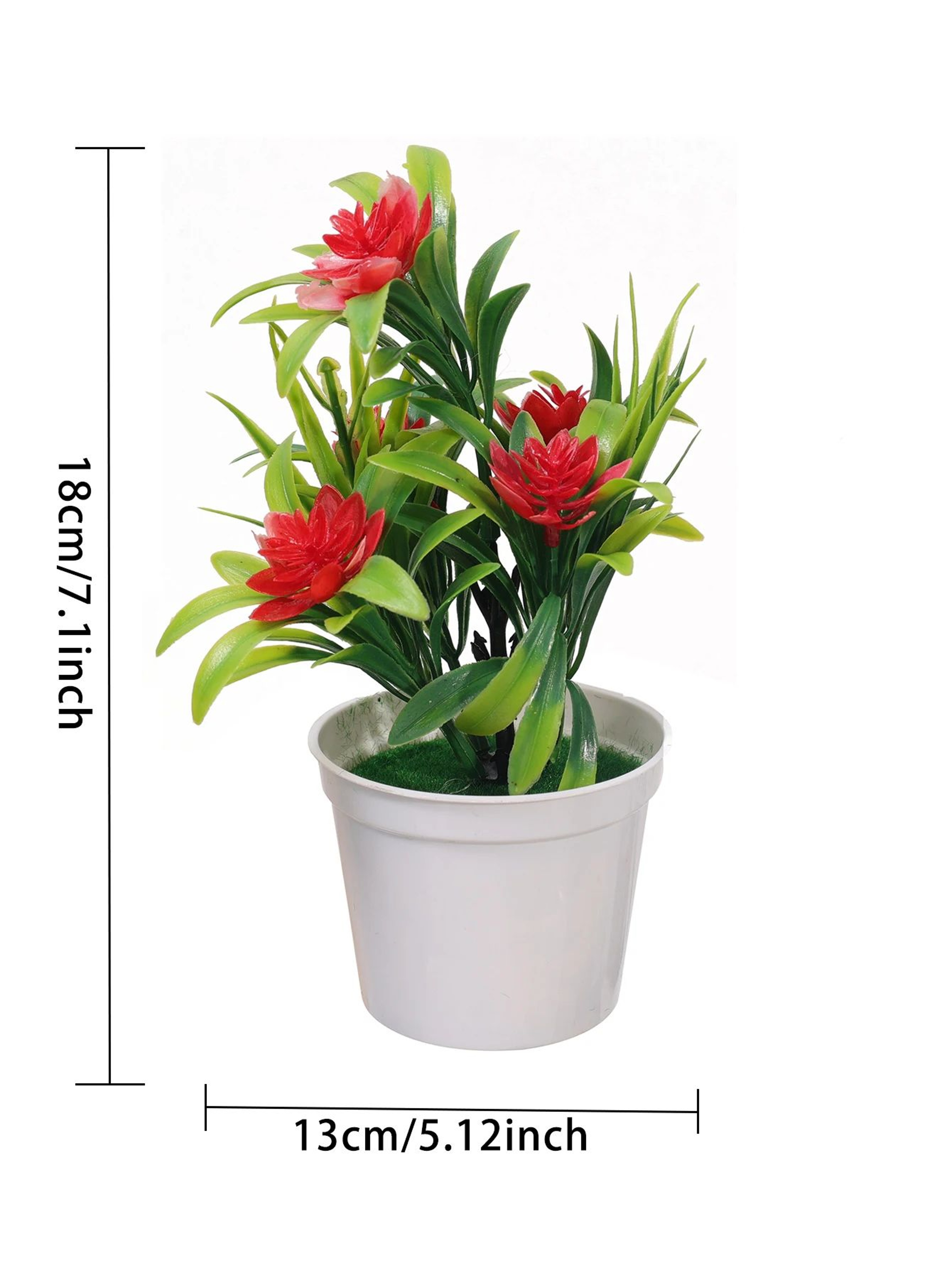Colorful Artificial Potted Flower Bonsai Decor 6