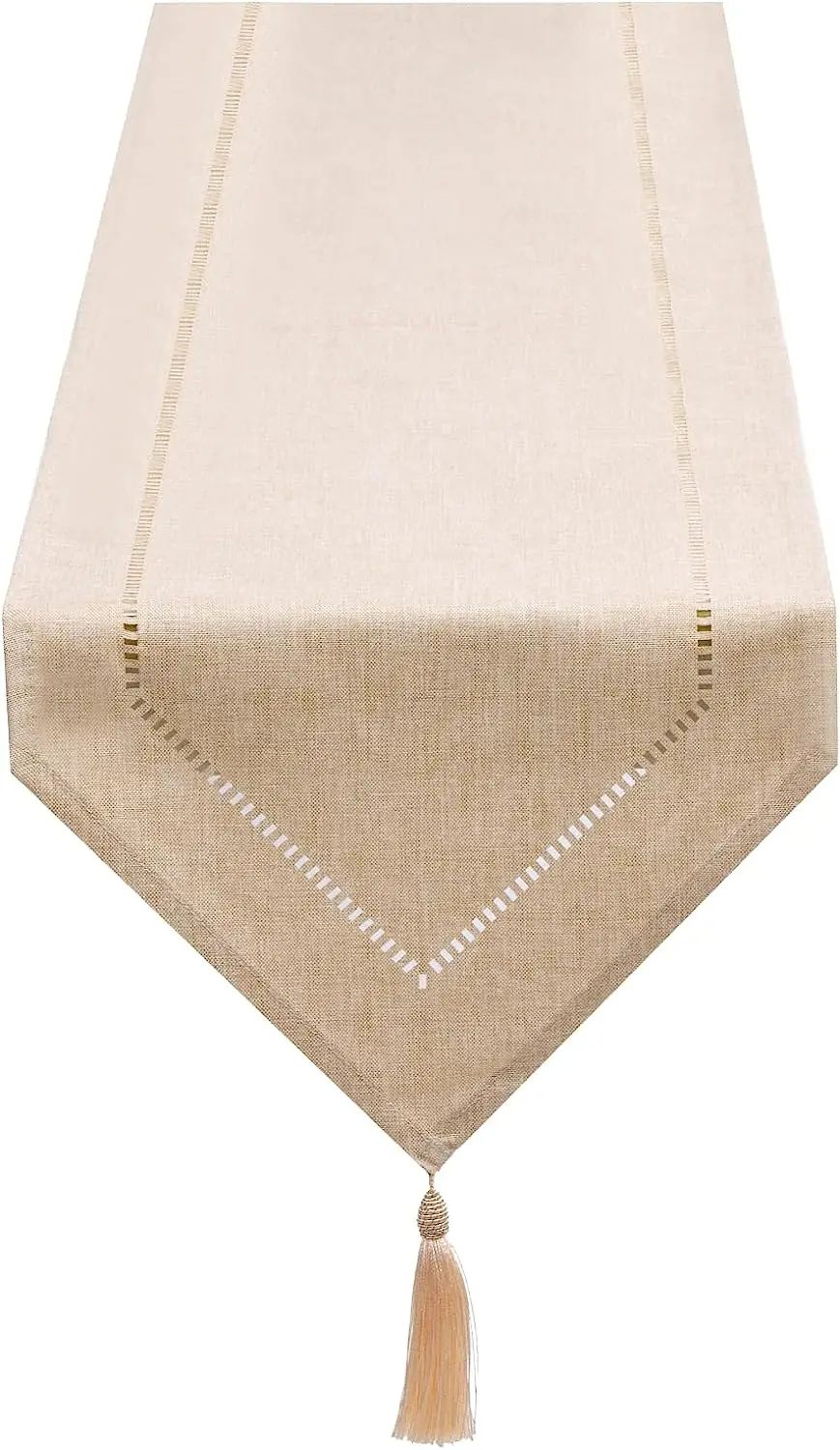 Solid Color Linen Table Runner Decor 9
