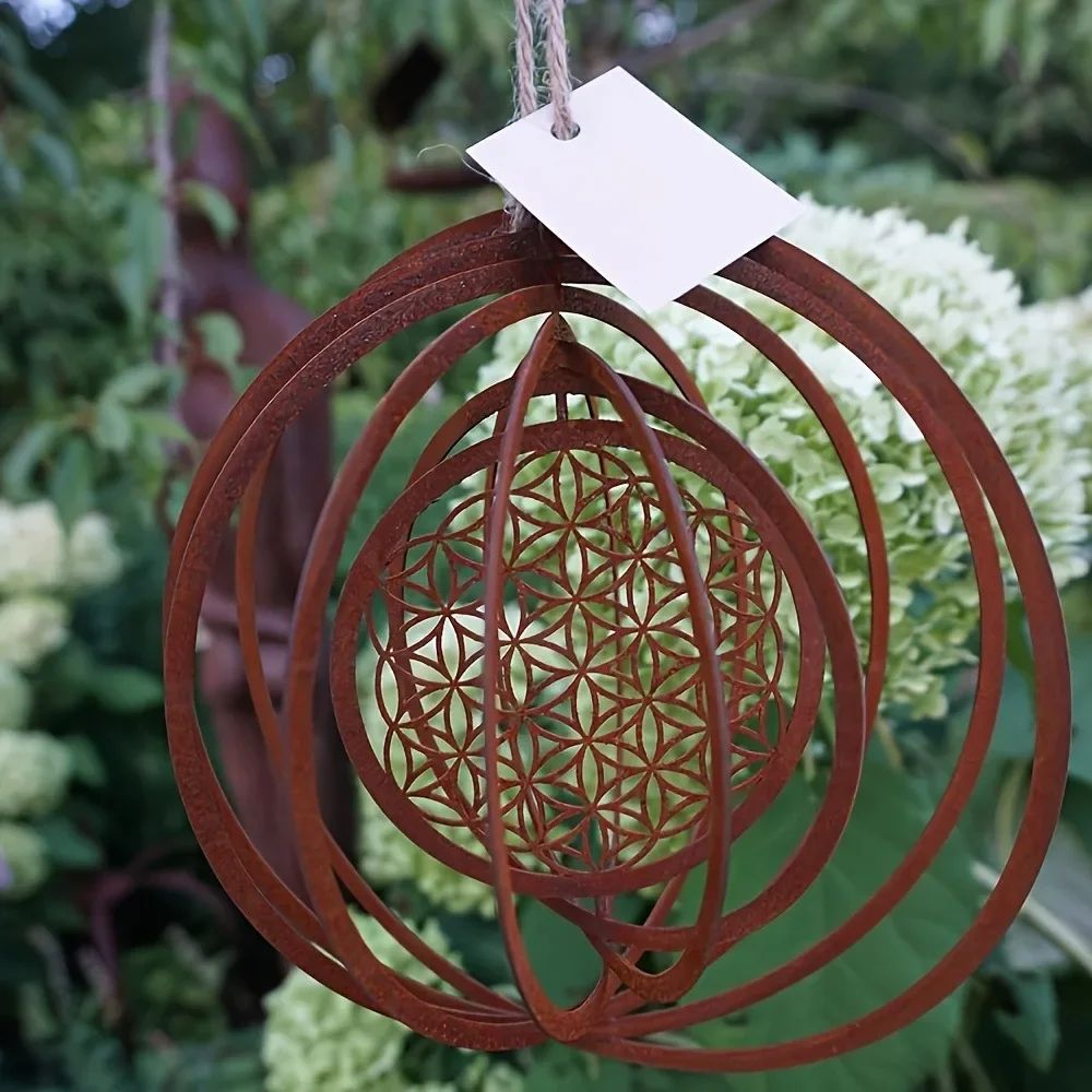 Rustic Metal Spiral Weather Vane Decor 1