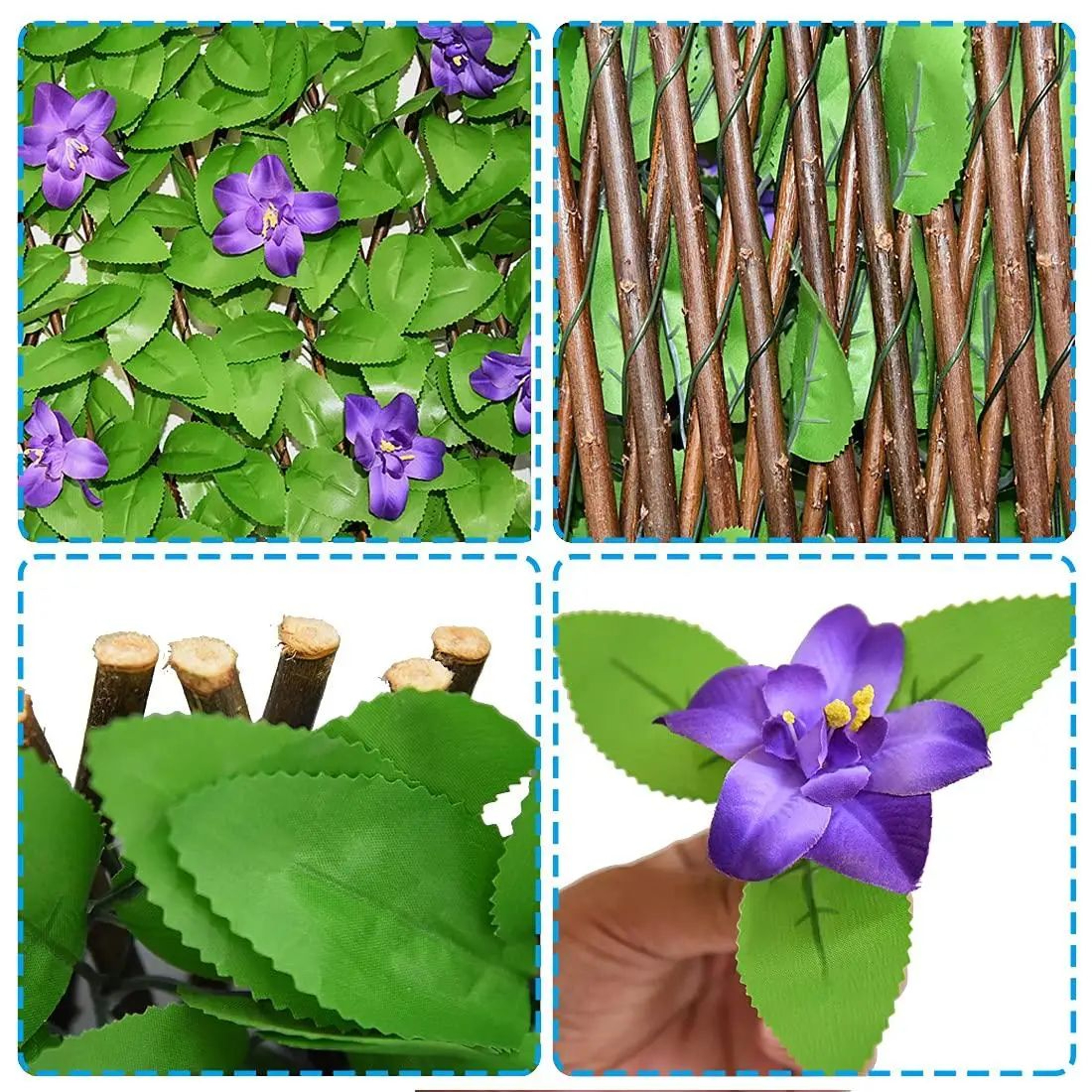 Expandable Artificial Ivy Privacy Fence Screen 2