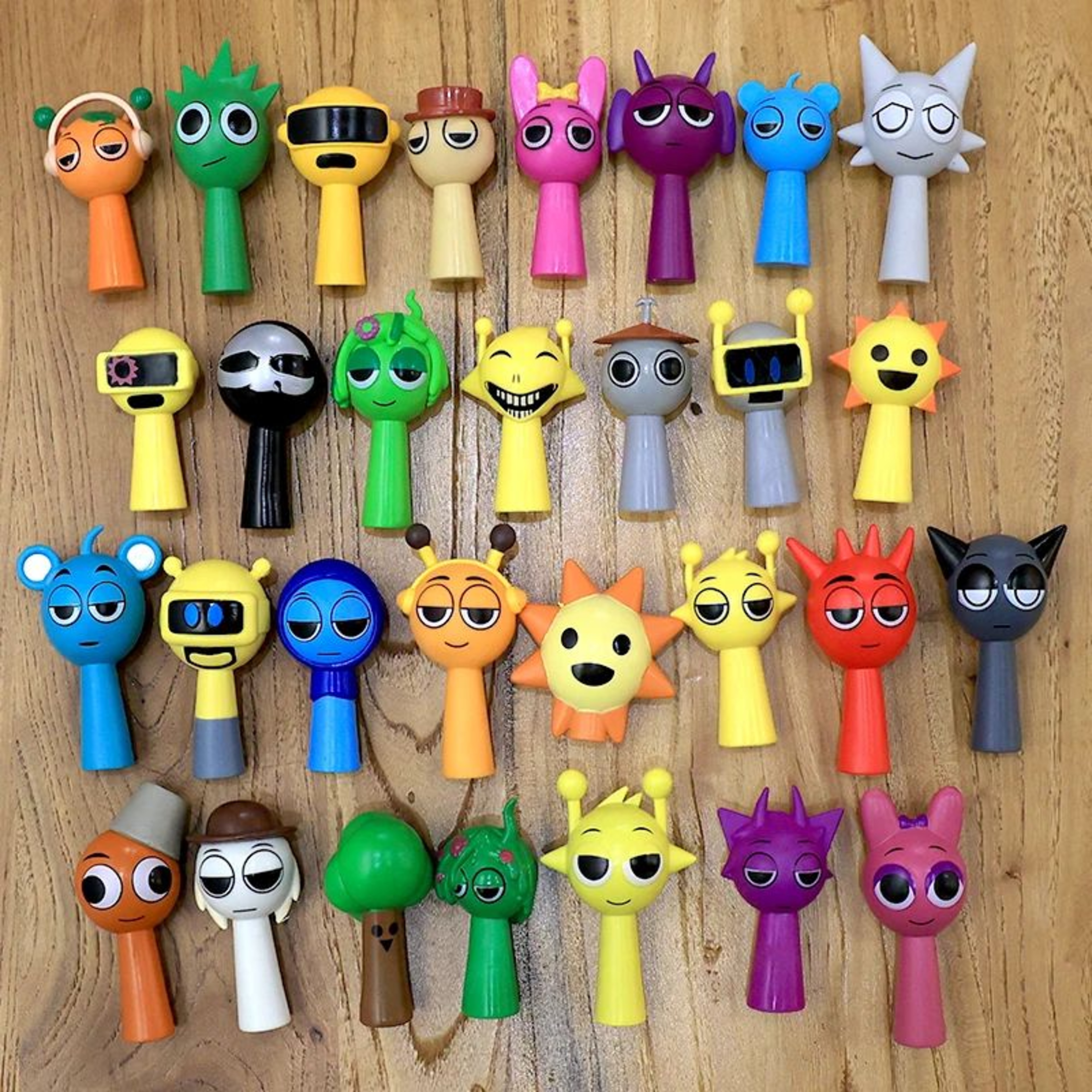 Sprunki Cartoon PVC Figure Set 24pcs 1
