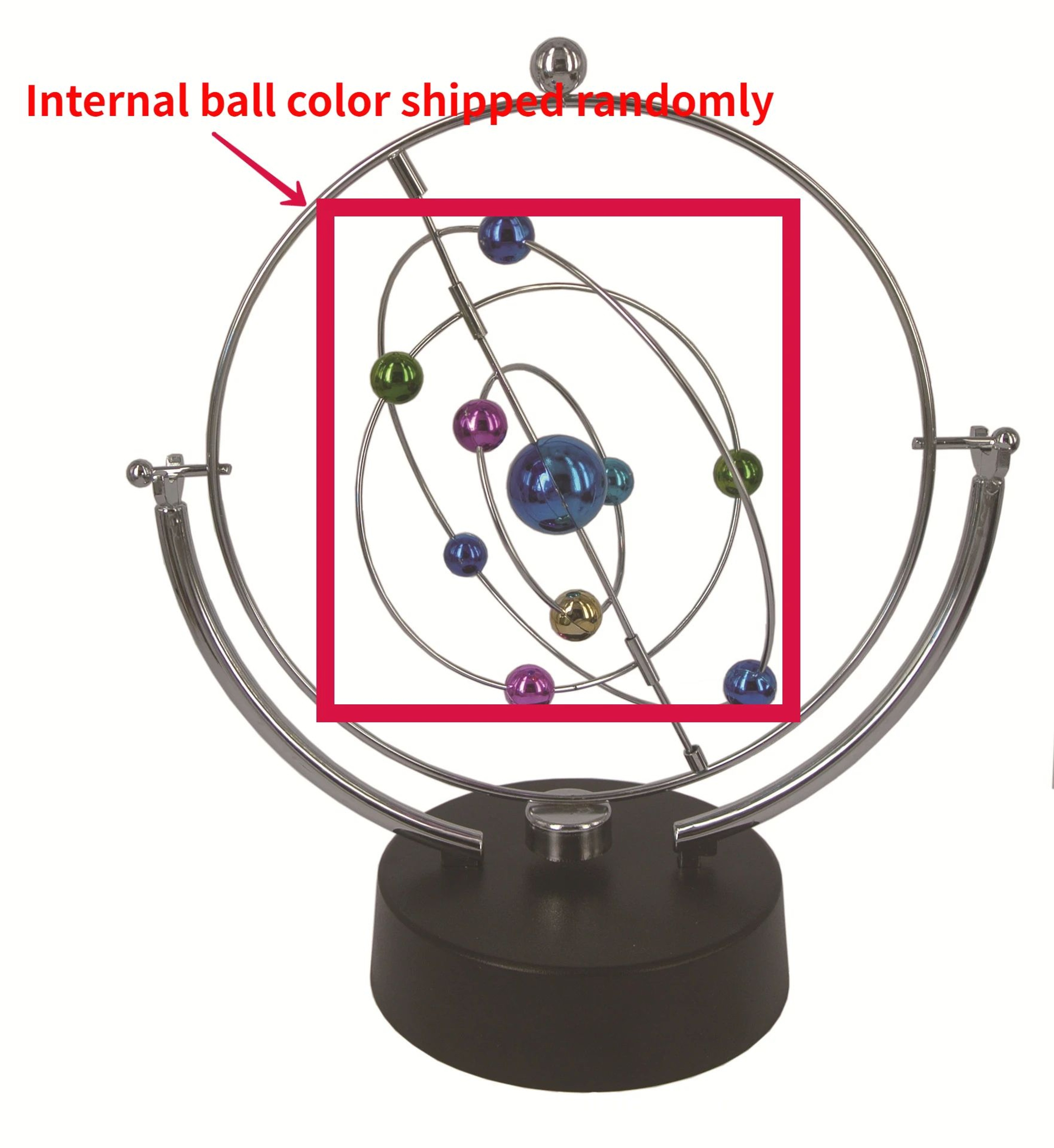 Perpetual Motion Kinetic Globe Desk Decor 4