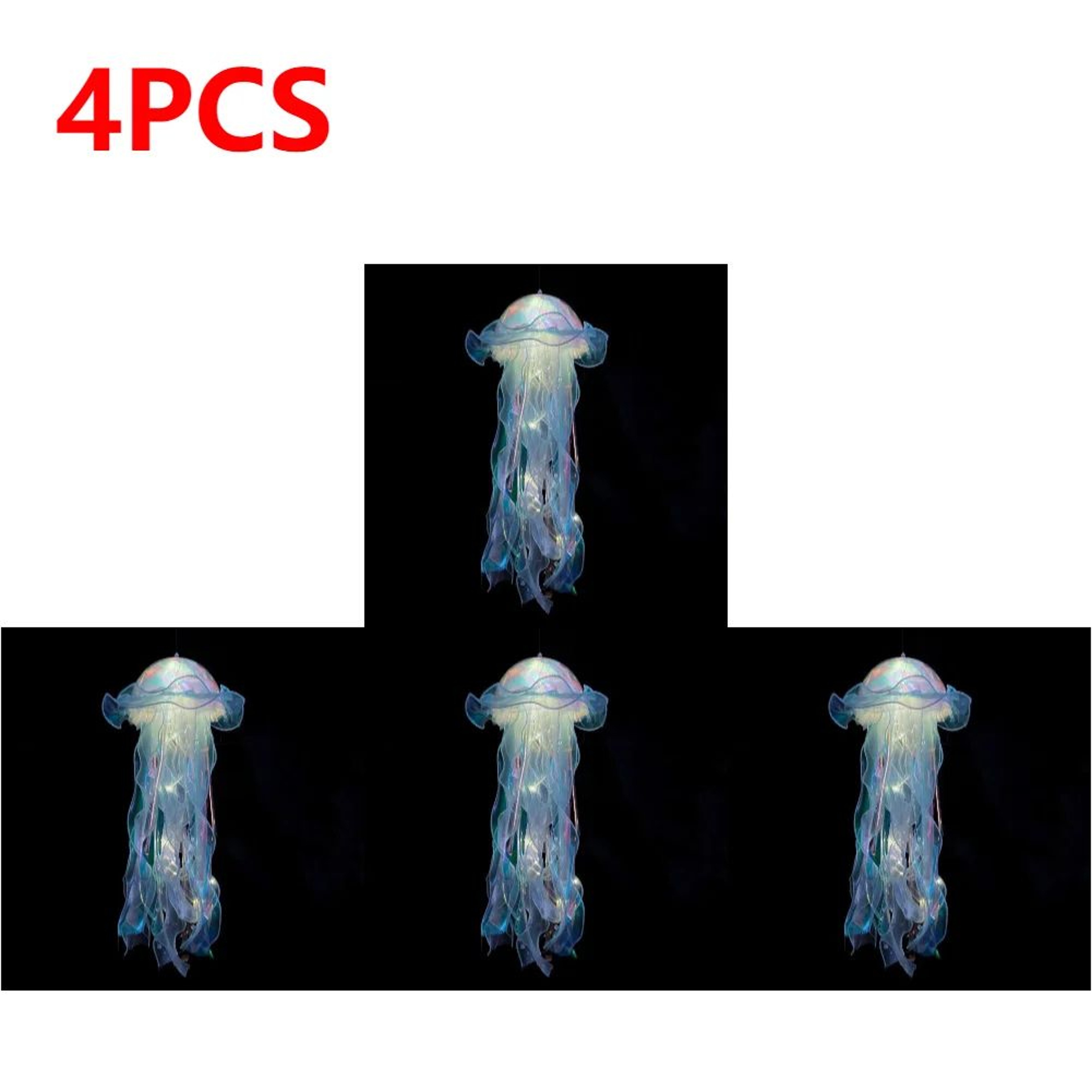 DIY Jellyfish Hanging LED Ceiling Lamp 11