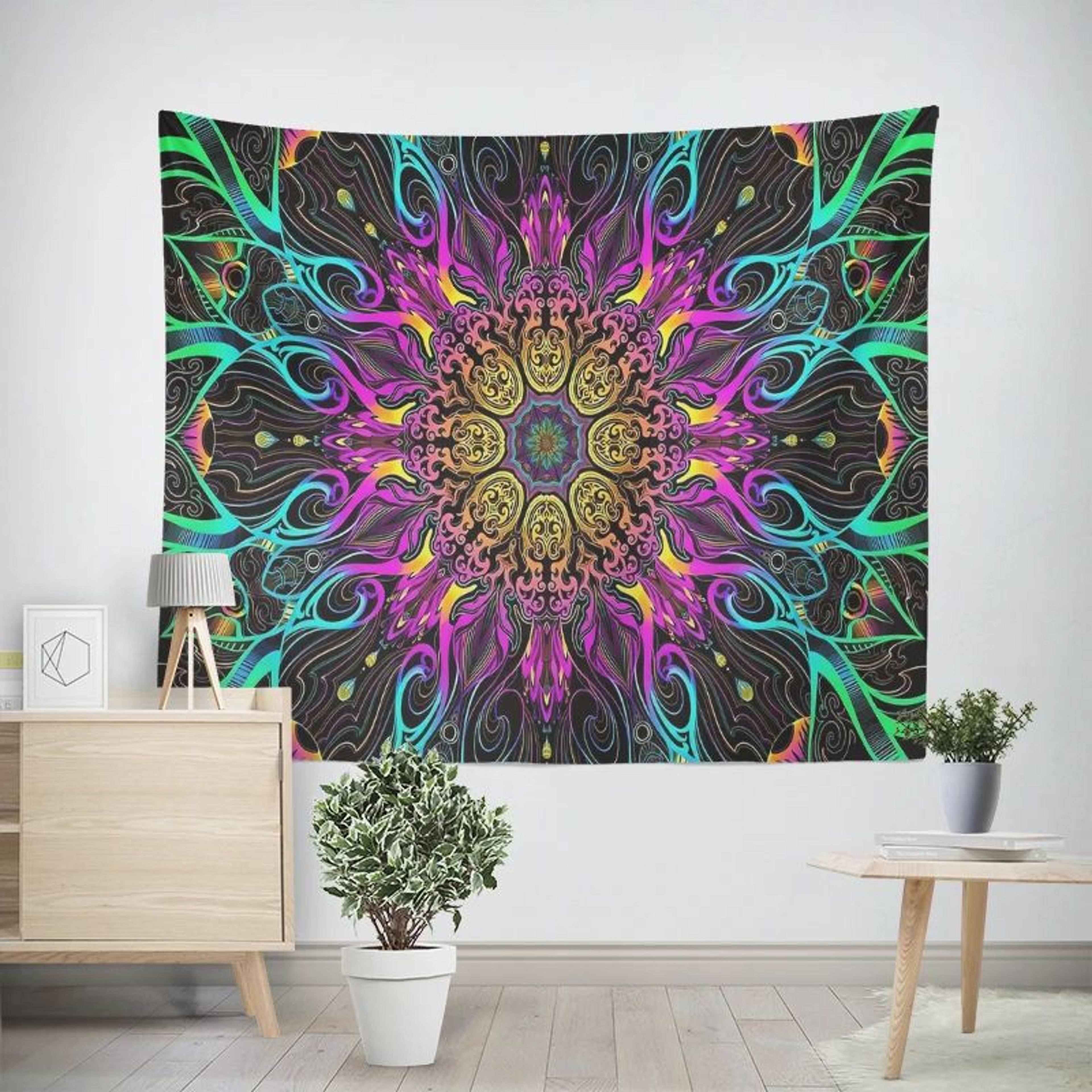 Bohemian Mandala Wall Tapestry Decor 15