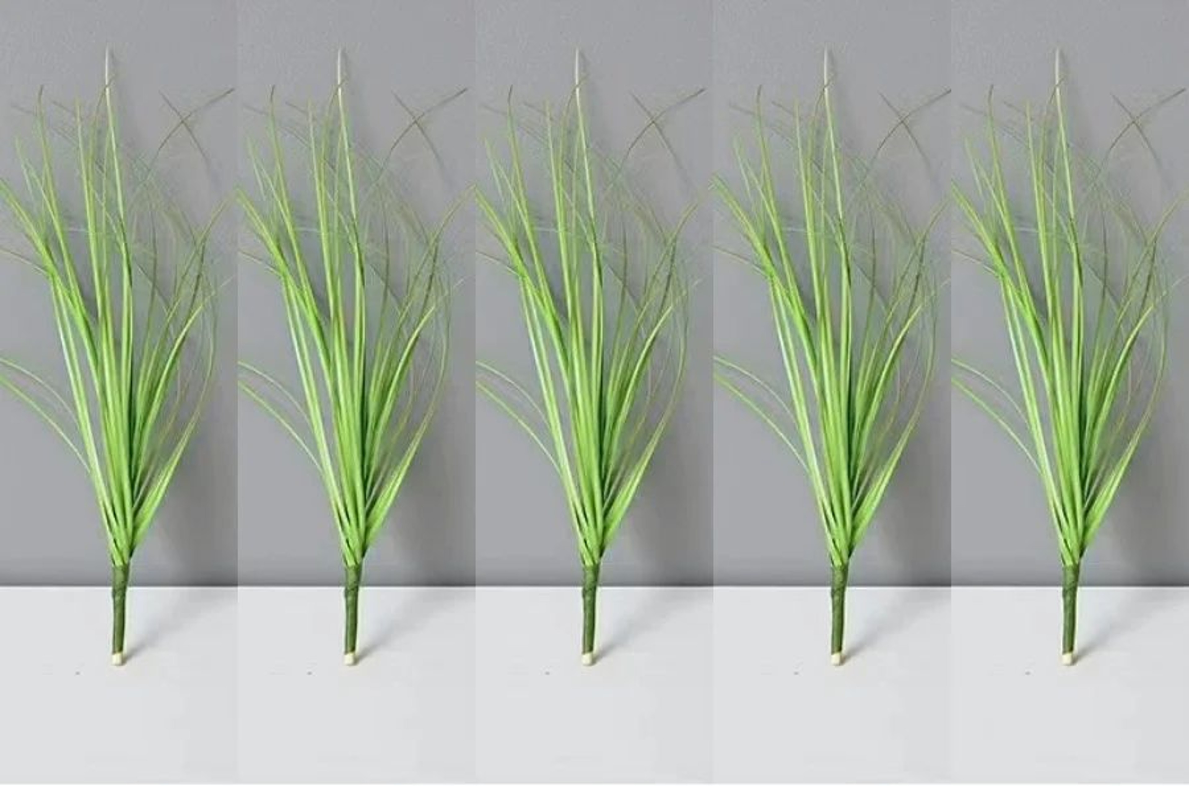 Mini Artificial Grass Bush Landscaping Decor 13