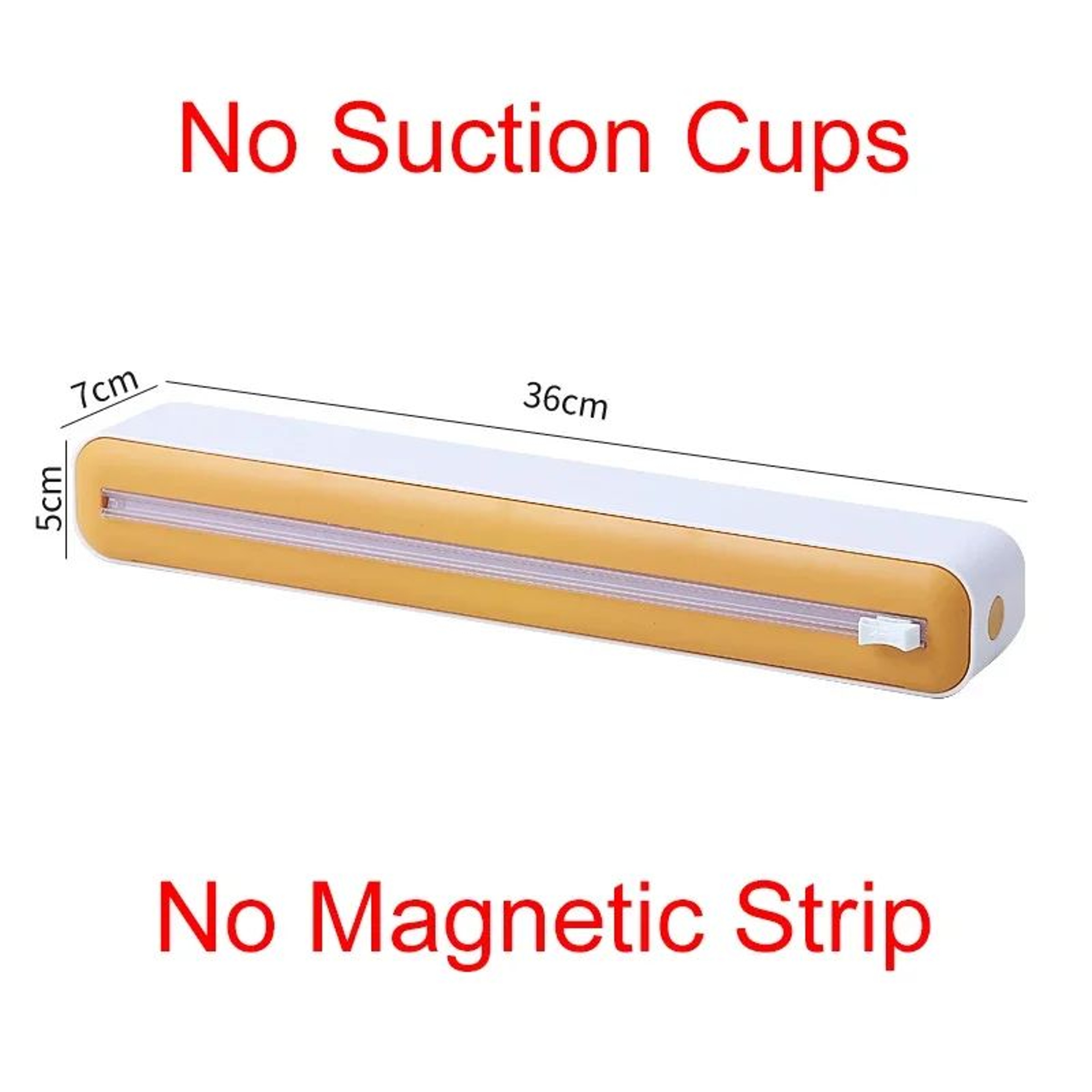 Magnetic Plastic Wrap Dispenser With Cutter 12