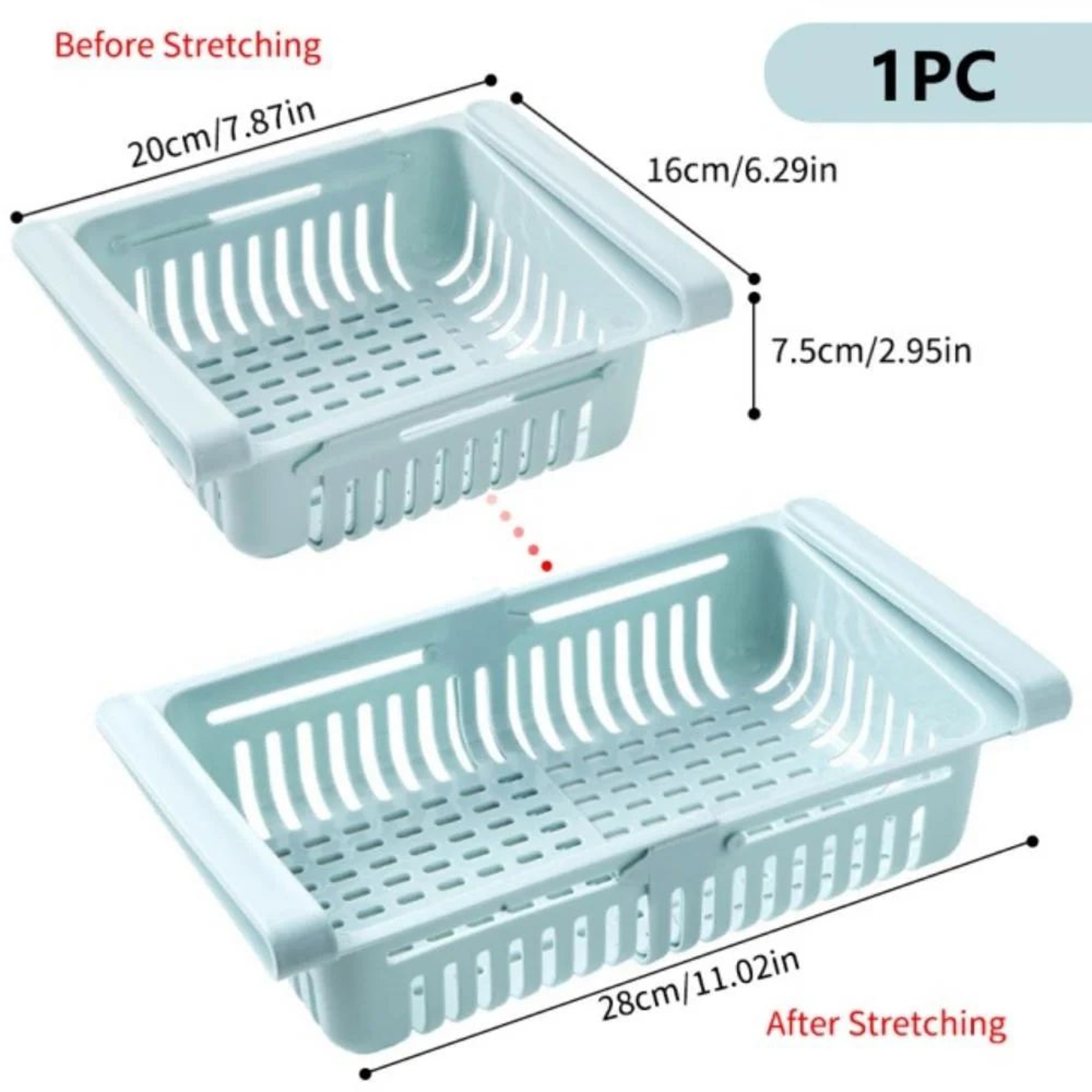 Pull Out Refrigerator Drawer Organizer 9