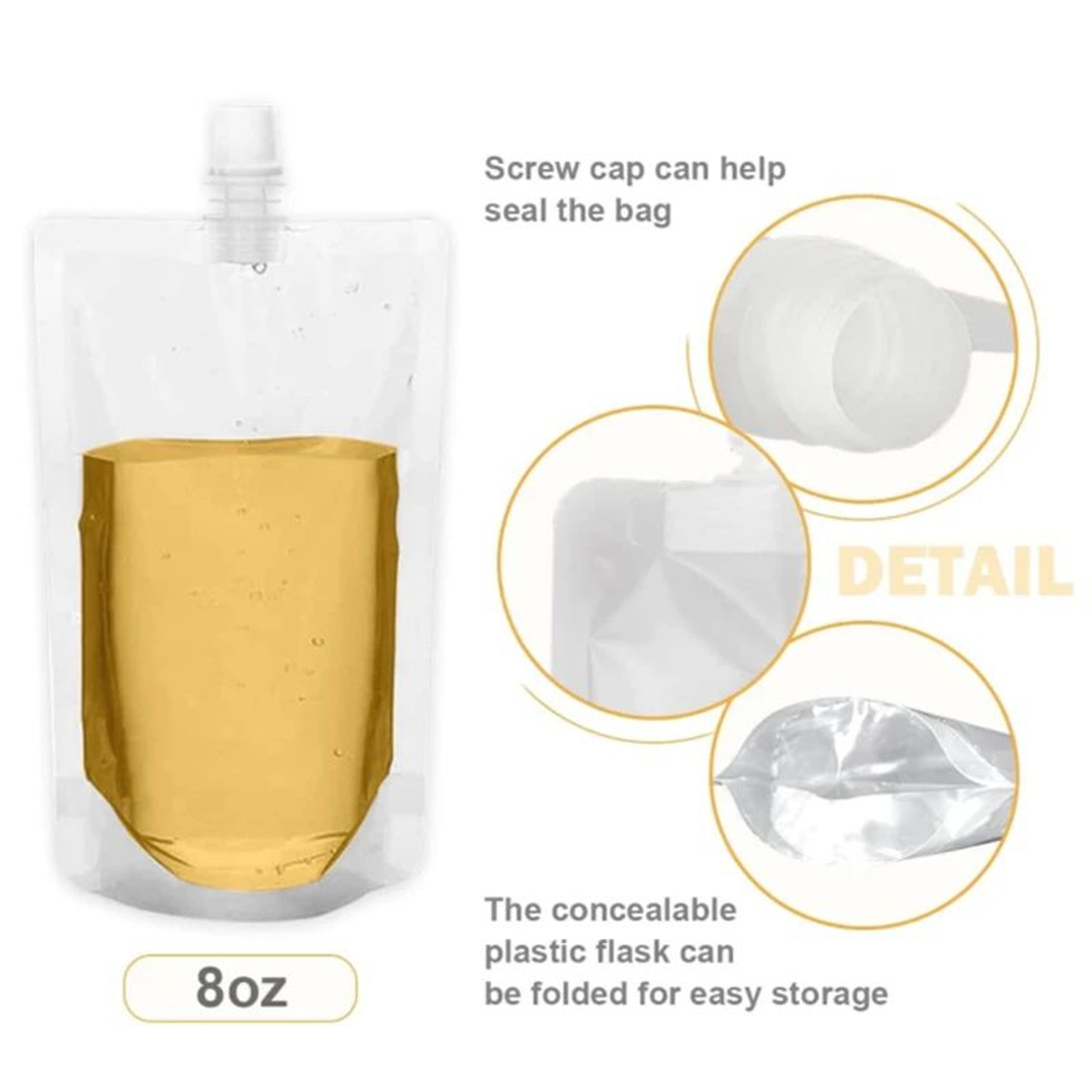 Portable Reusable Drink Spout Pouches 1