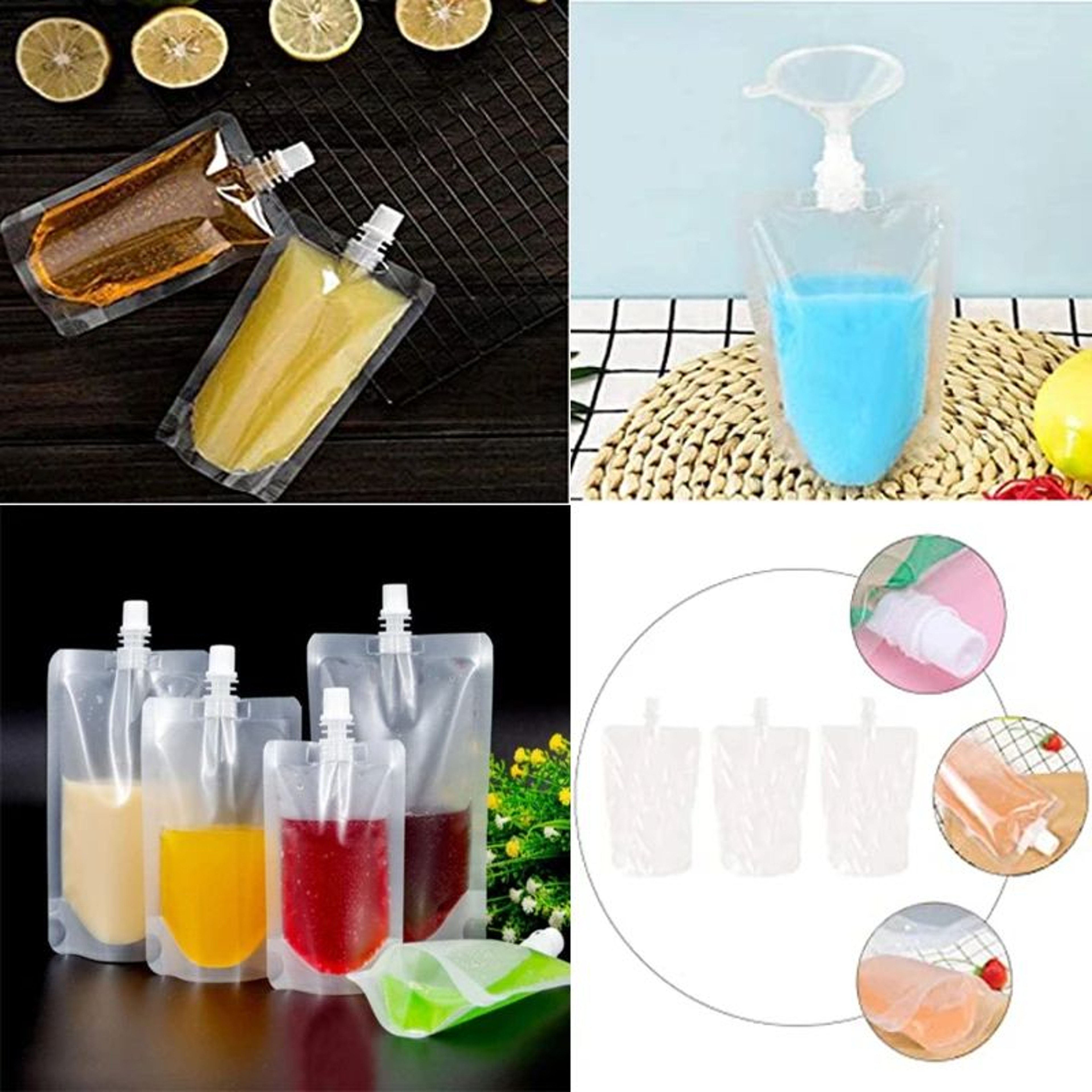 Portable Reusable Drink Spout Pouches 5