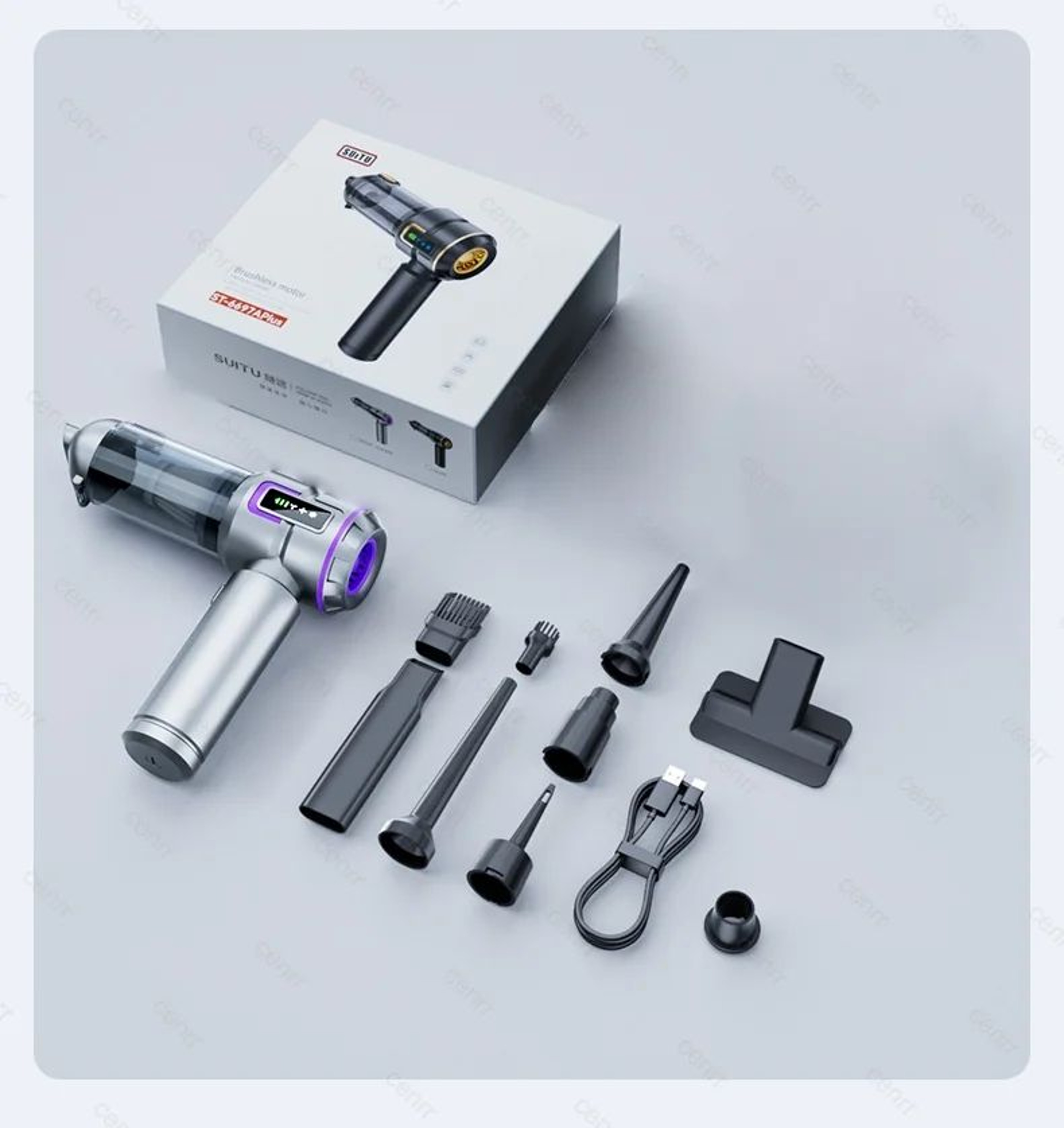 Mini Powerful Cordless Car Vacuum Cleaner 6