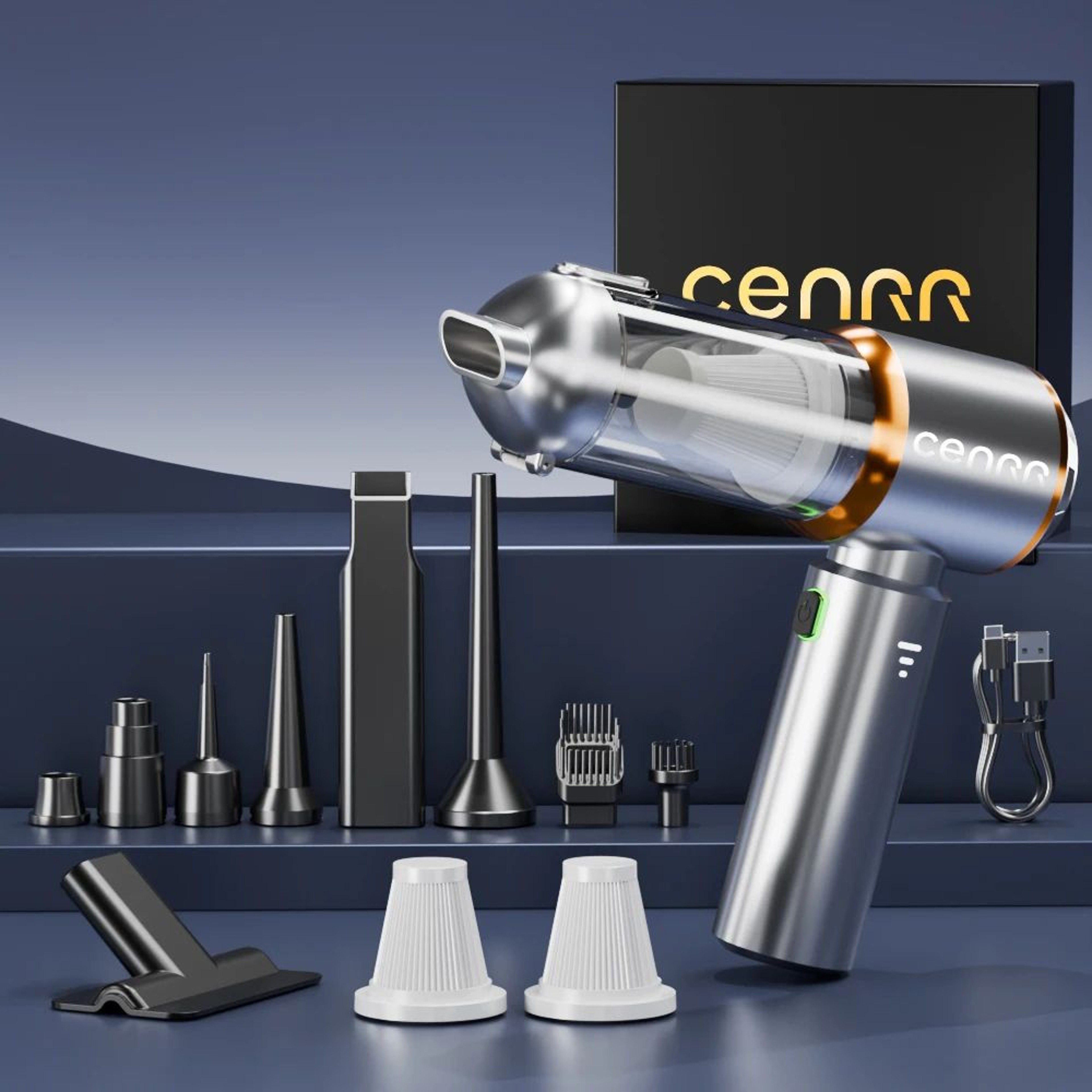 Mini Cordless Car Vacuum Cleaner With Blower Function 7