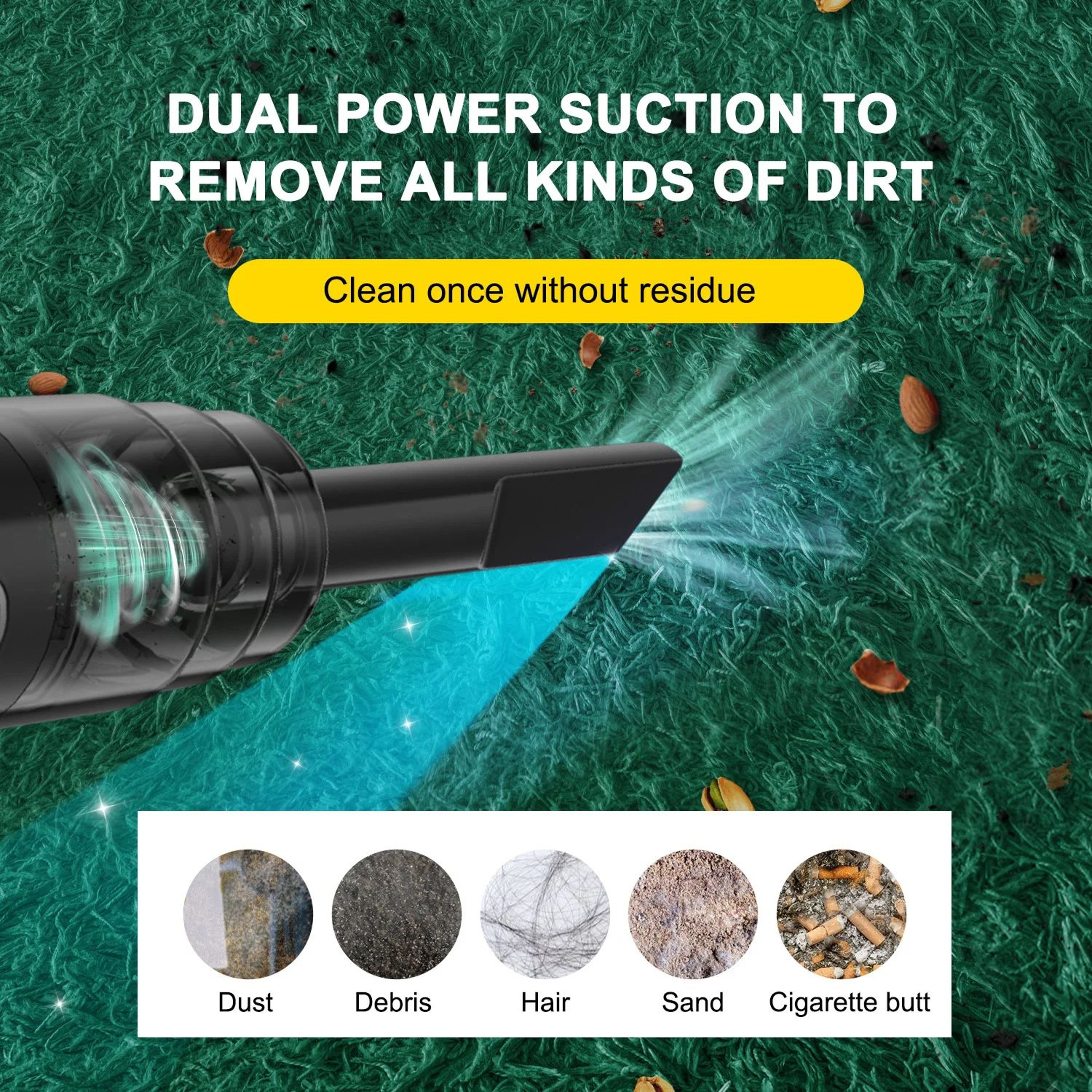 Portable Wireless High Power Car Vacuum Cleaner 7