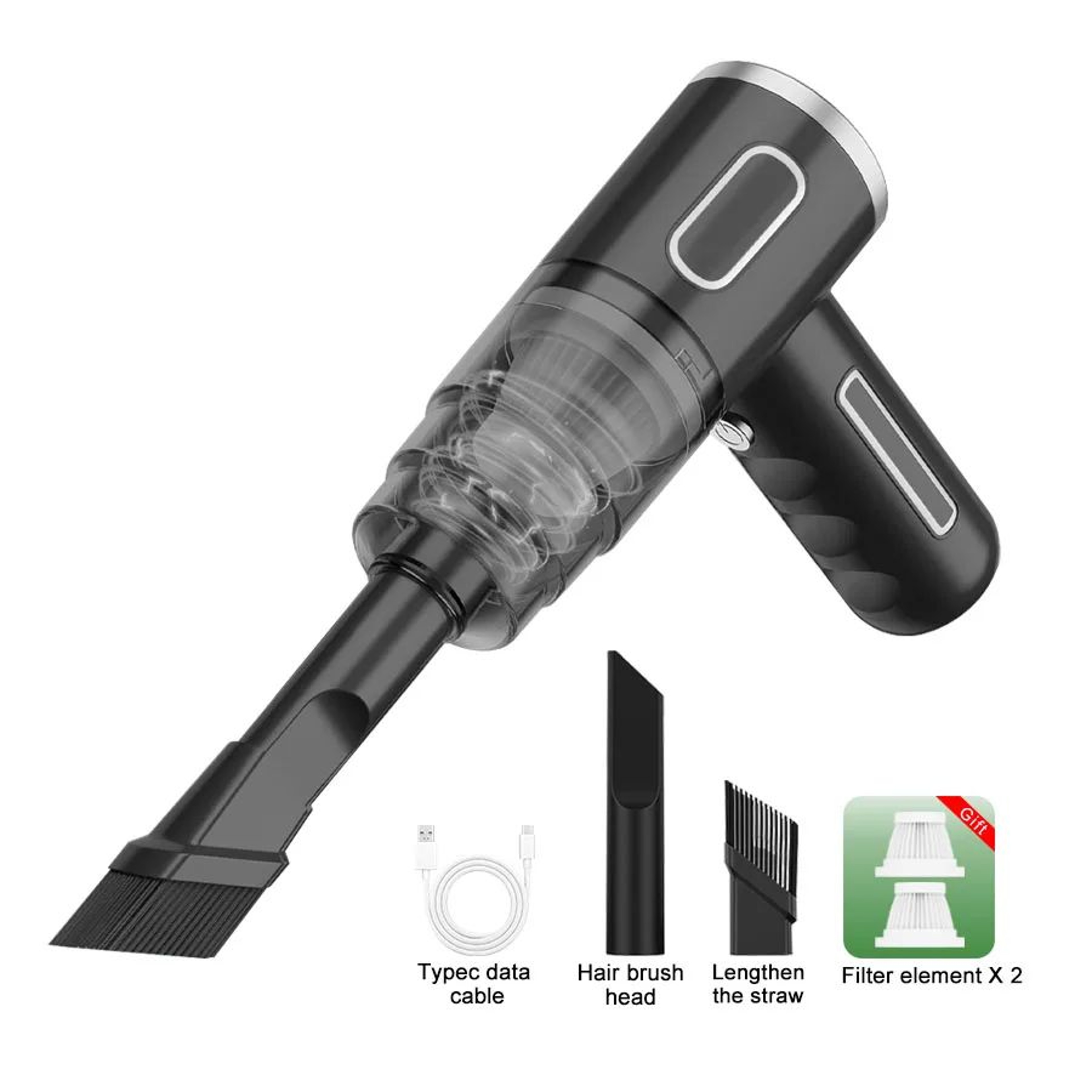 Portable Wireless High Power Car Vacuum Cleaner 18