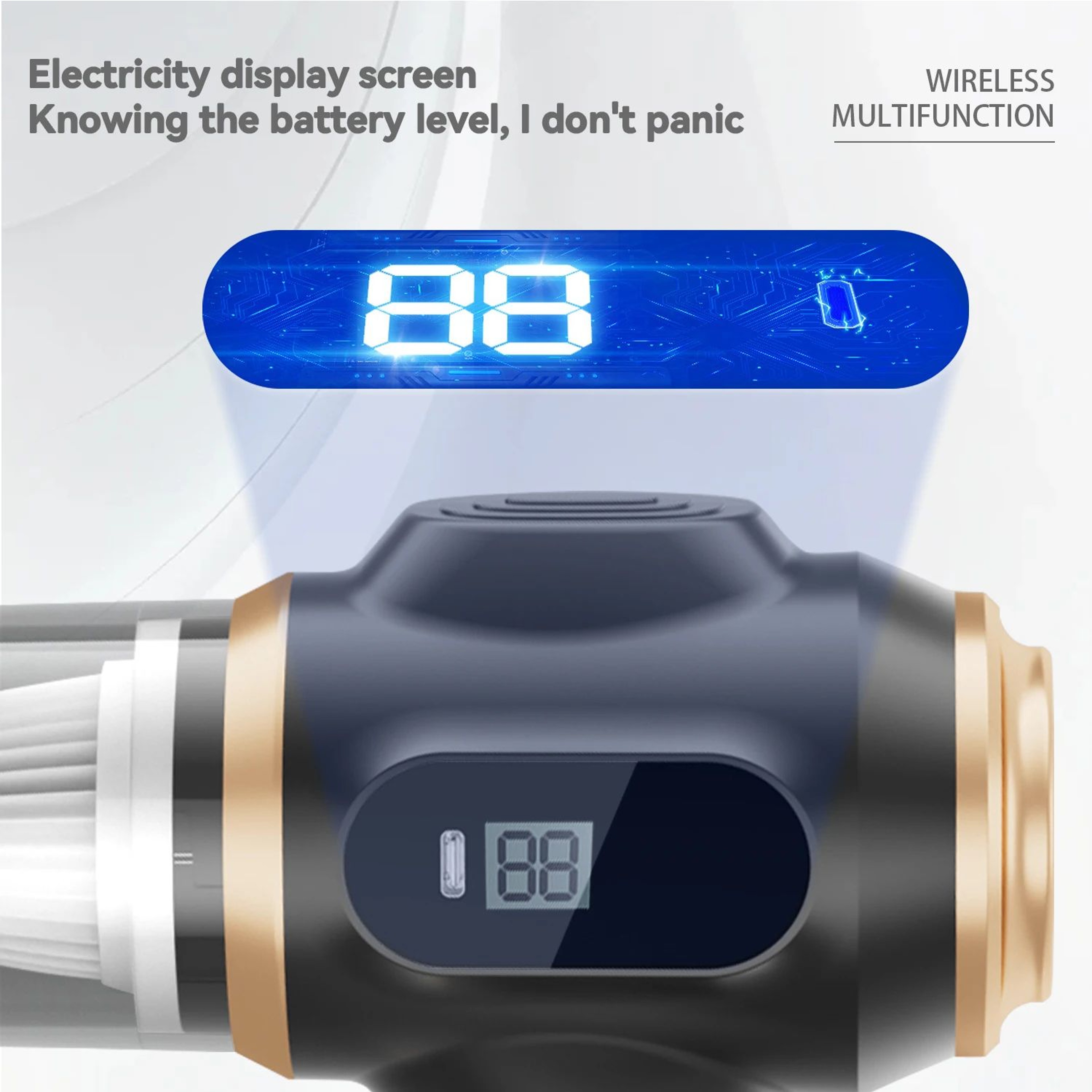 Cordless Multi Functional Handheld Car Vacuum Cleaner 8