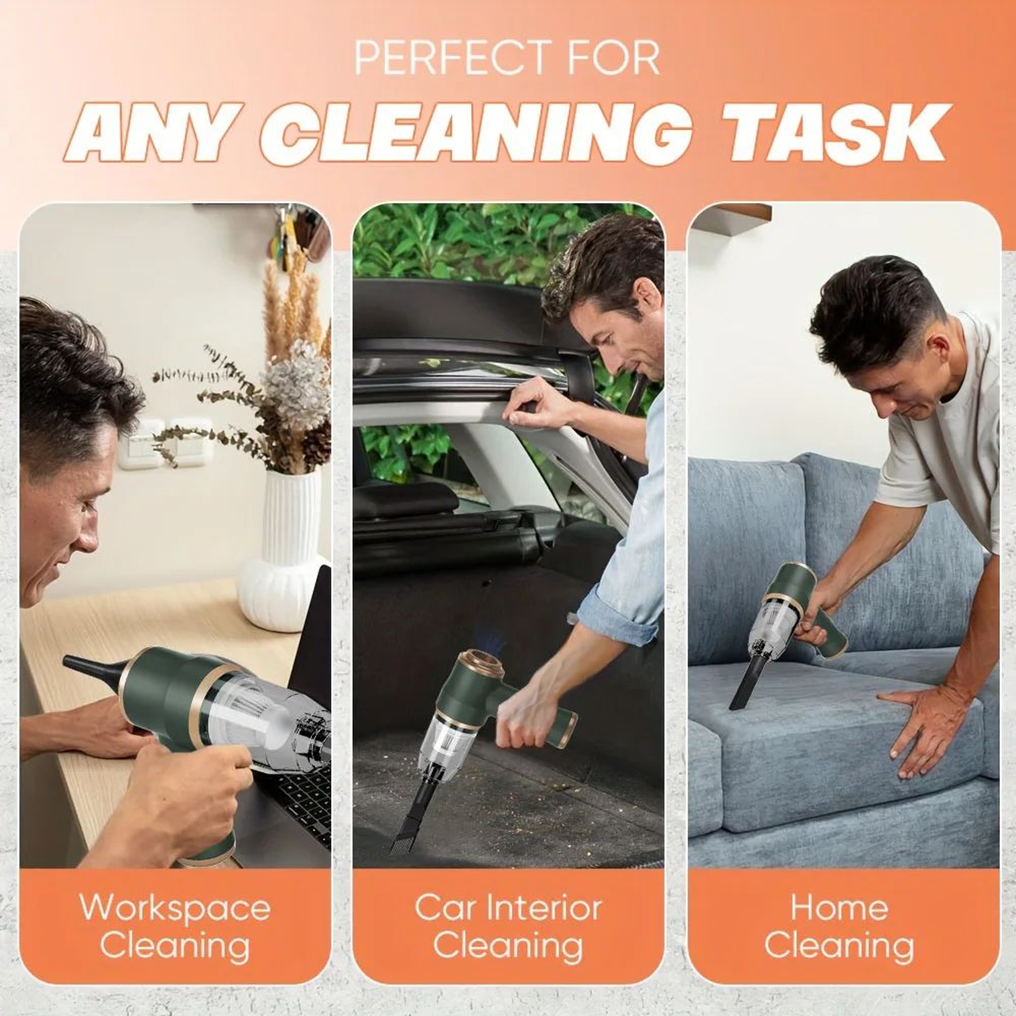Portable 2 In 1 Car Blower And Vacuum Cleaner 4
