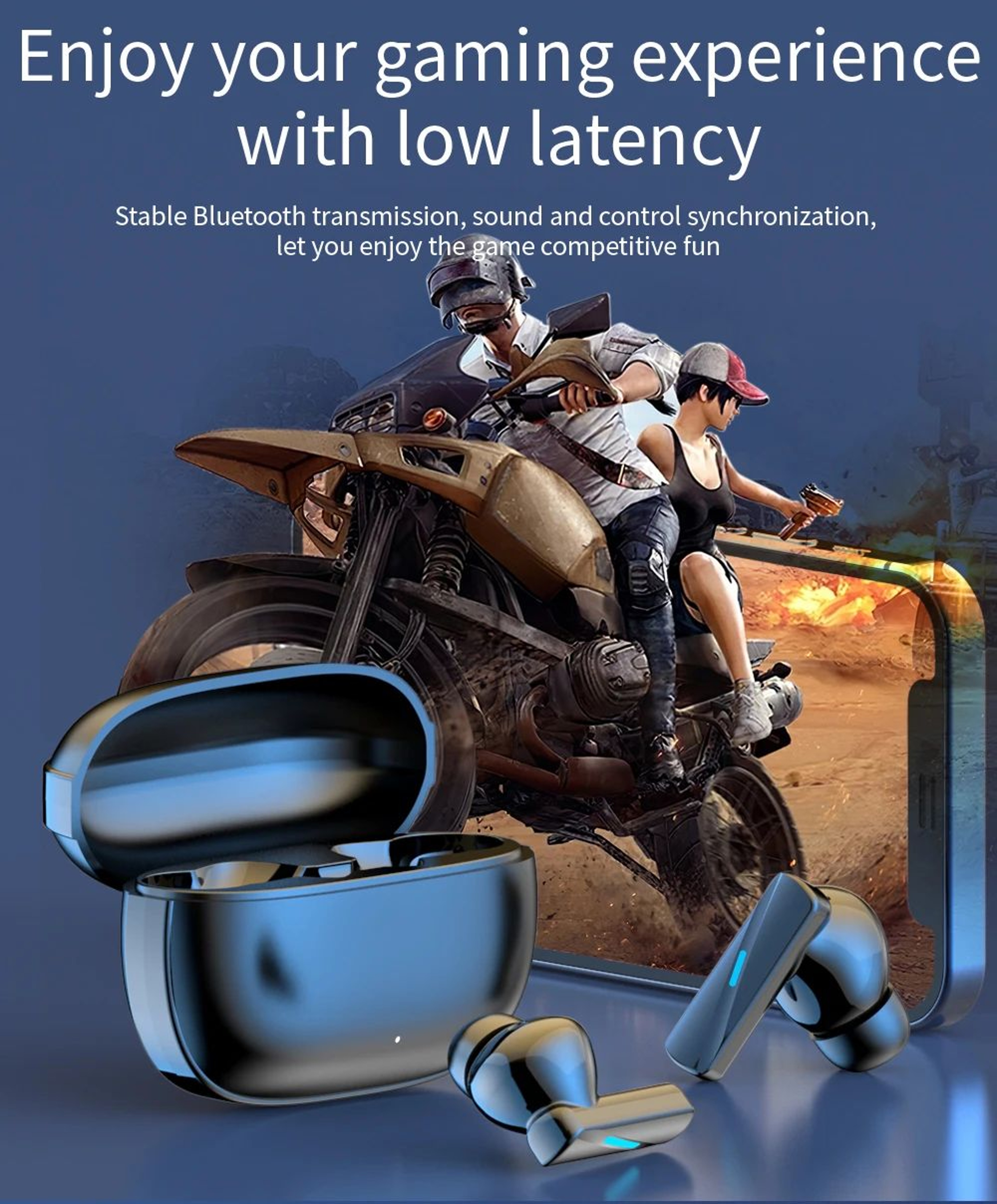 Mate50 Wireless Bluetooth 53 Earbuds With ANC Touch Control 9