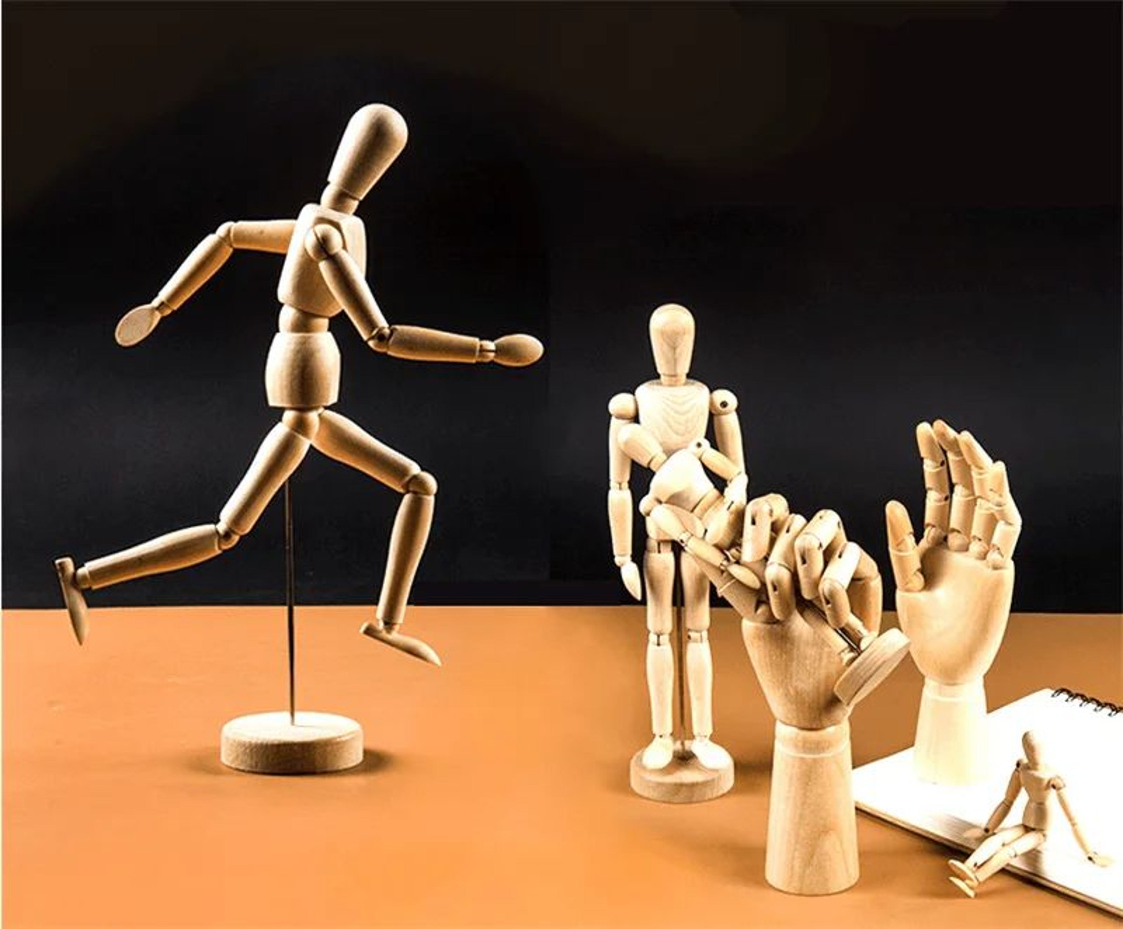 Wooden Artist Mannequin Figure 6