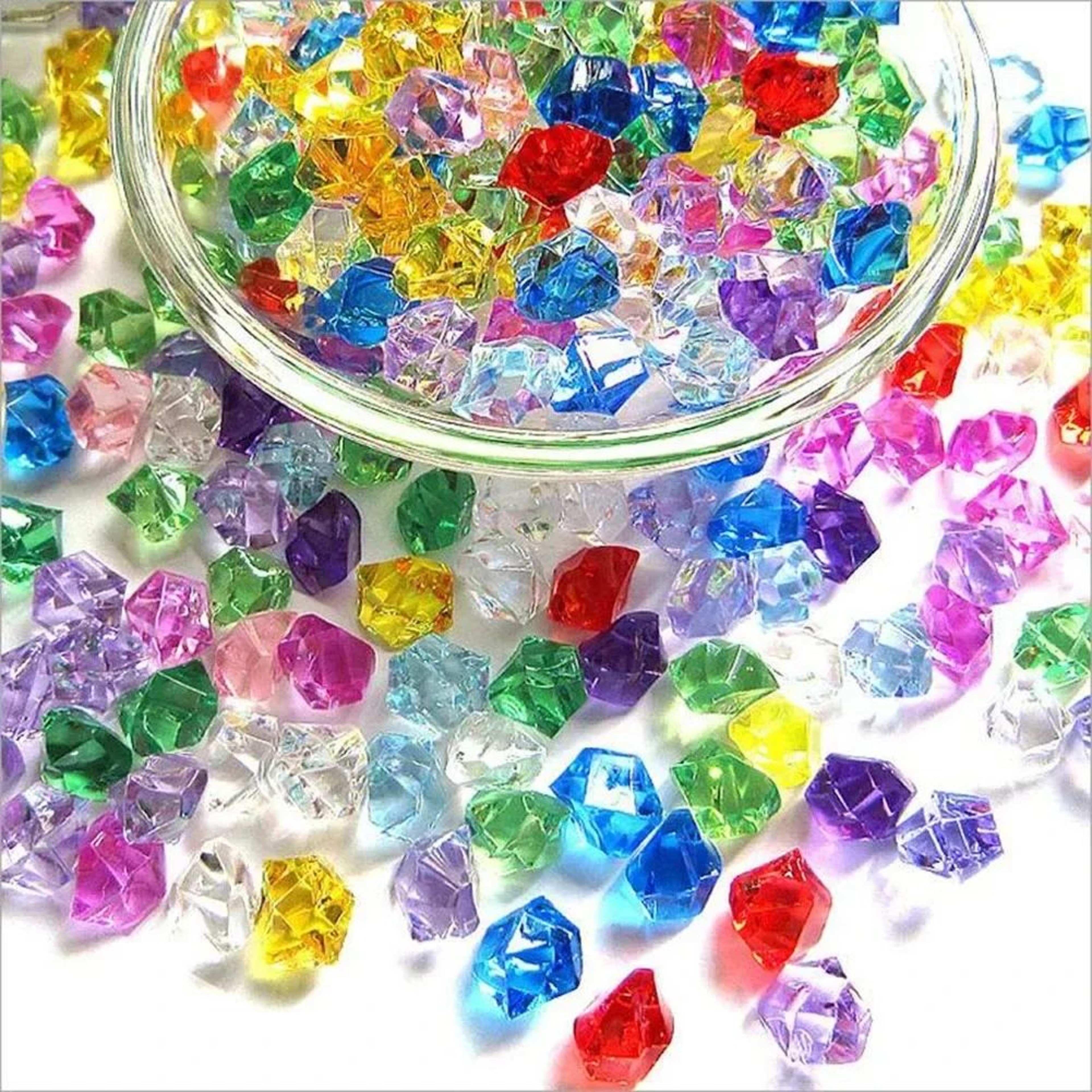 Clear Acrylic Crushed Ice Vase Fillers 3