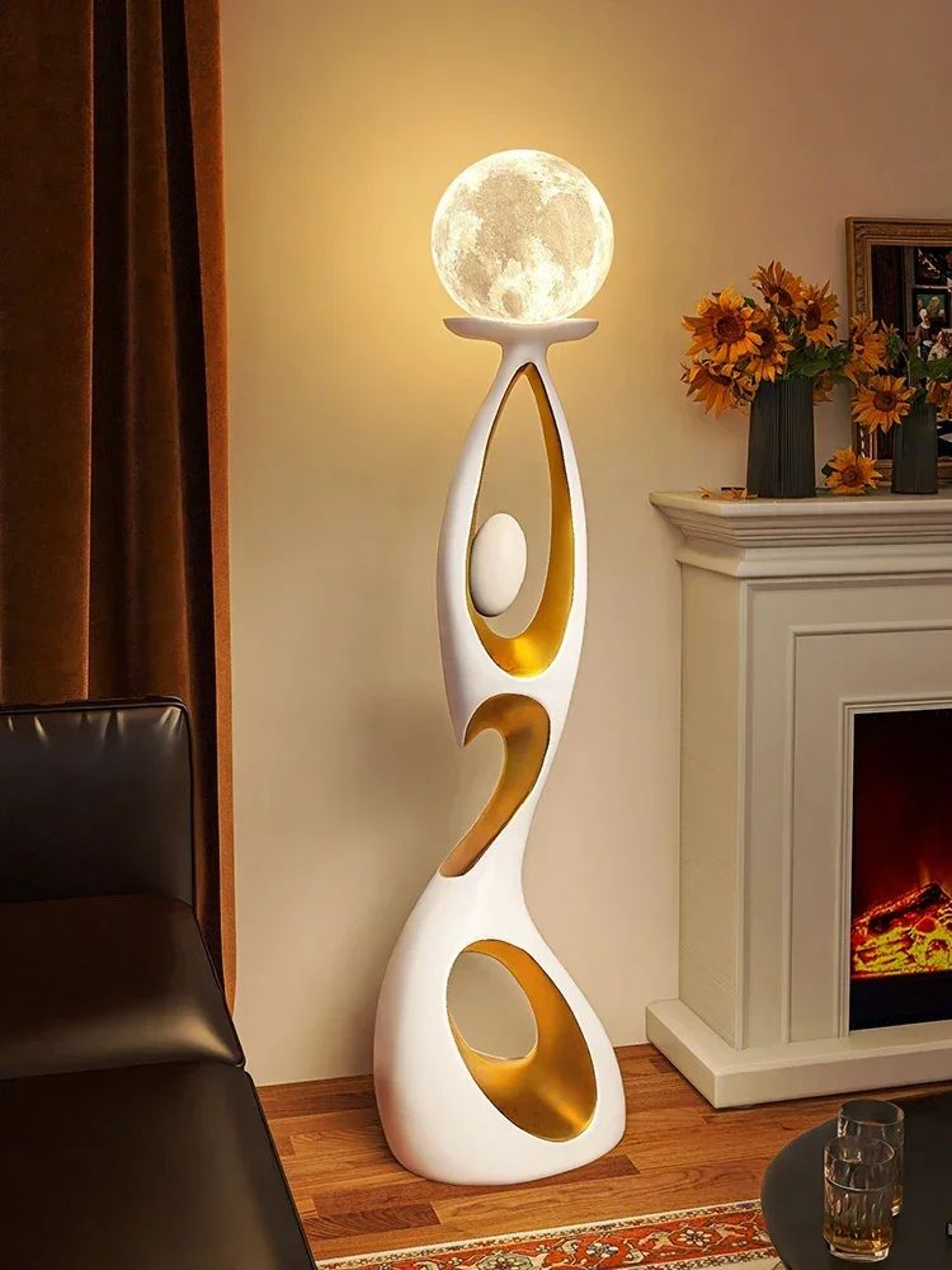 Abstract Dancing Figures Nordic Sculpture Decor 0